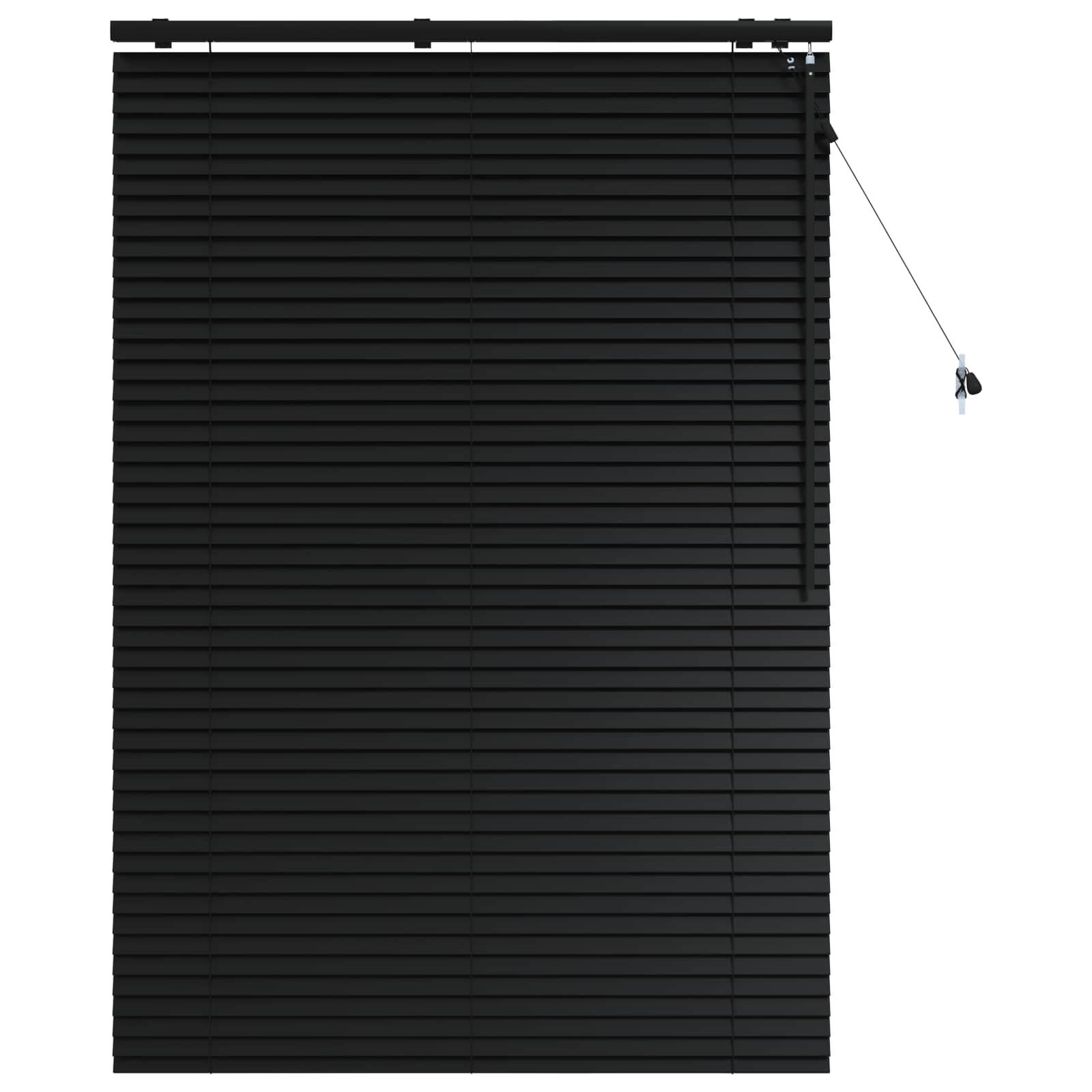 Venecijanska roleta Crna 100 x 160 cm 35 mm
