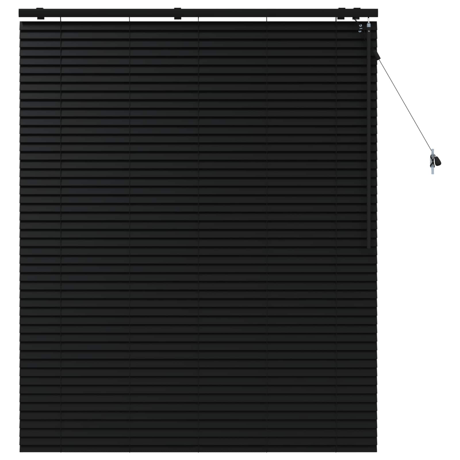 Venecijanska roleta Crna 135 x 160 cm 35 mm