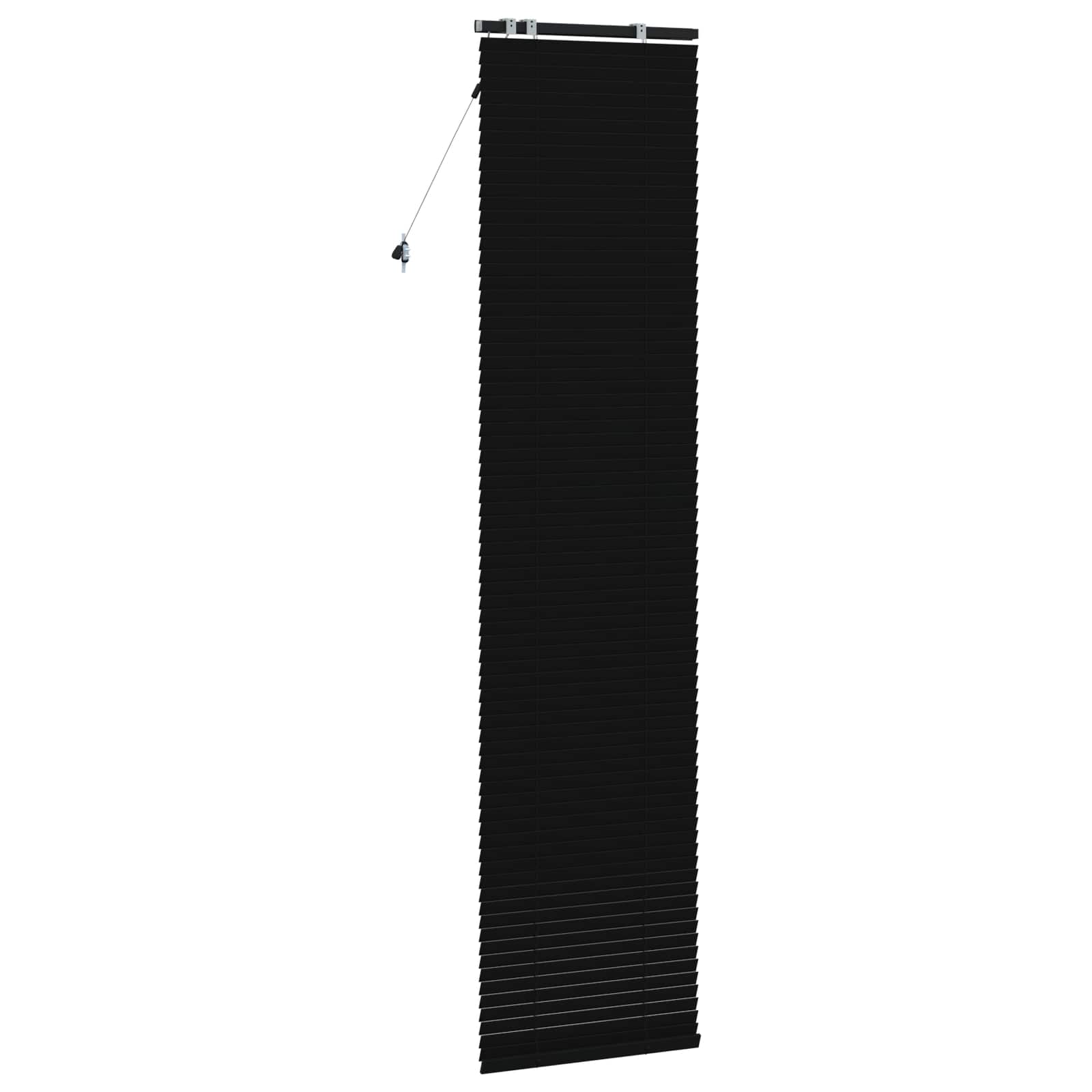 Venecijanska roleta Crna 65 x 250 cm 35 mm