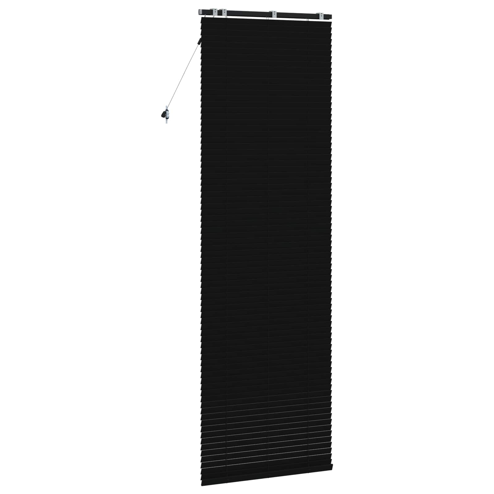 Venecijanska roleta Crna 75 x 250 cm 35 mm
