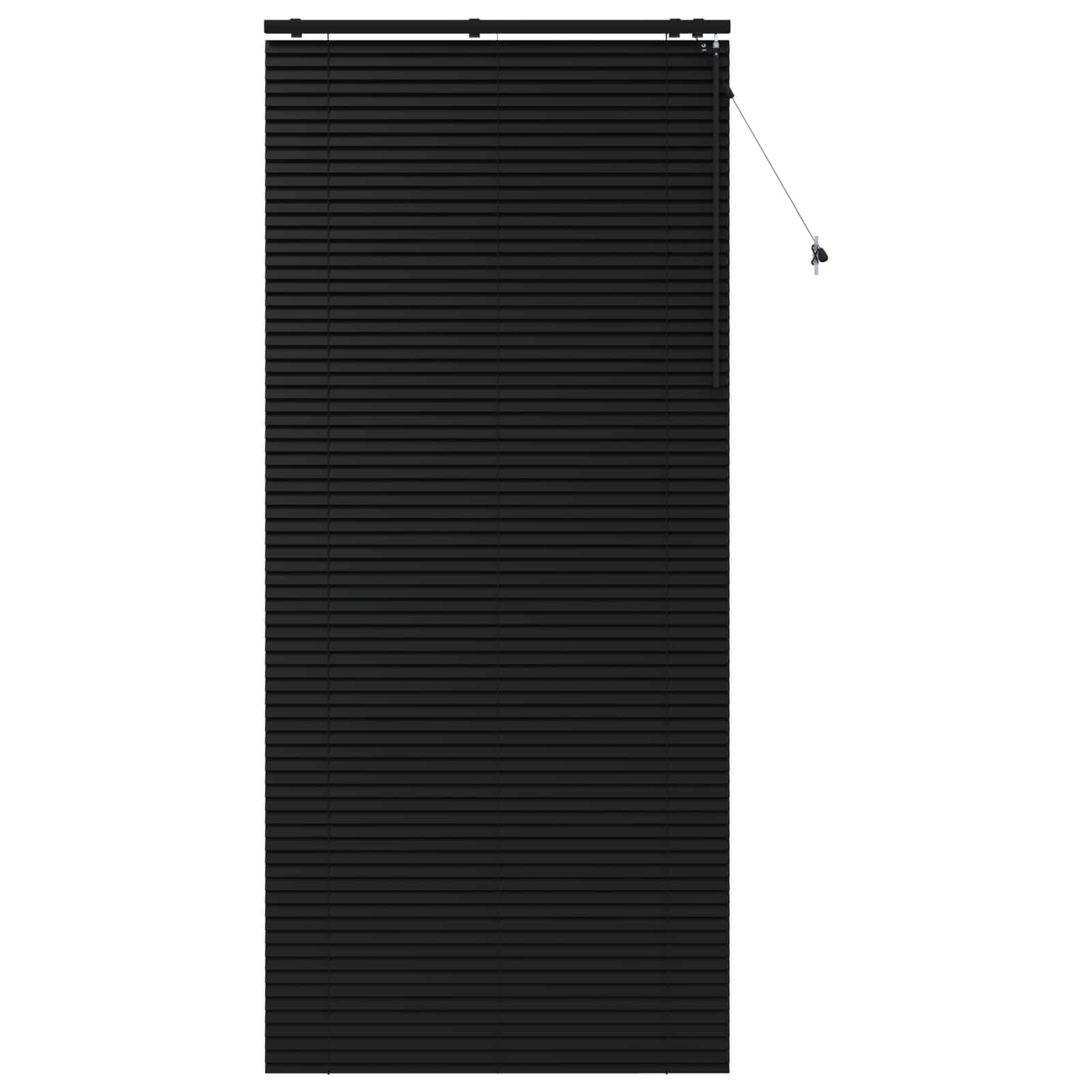 Venecijanska roleta Crna 105 x 250 cm 35 mm