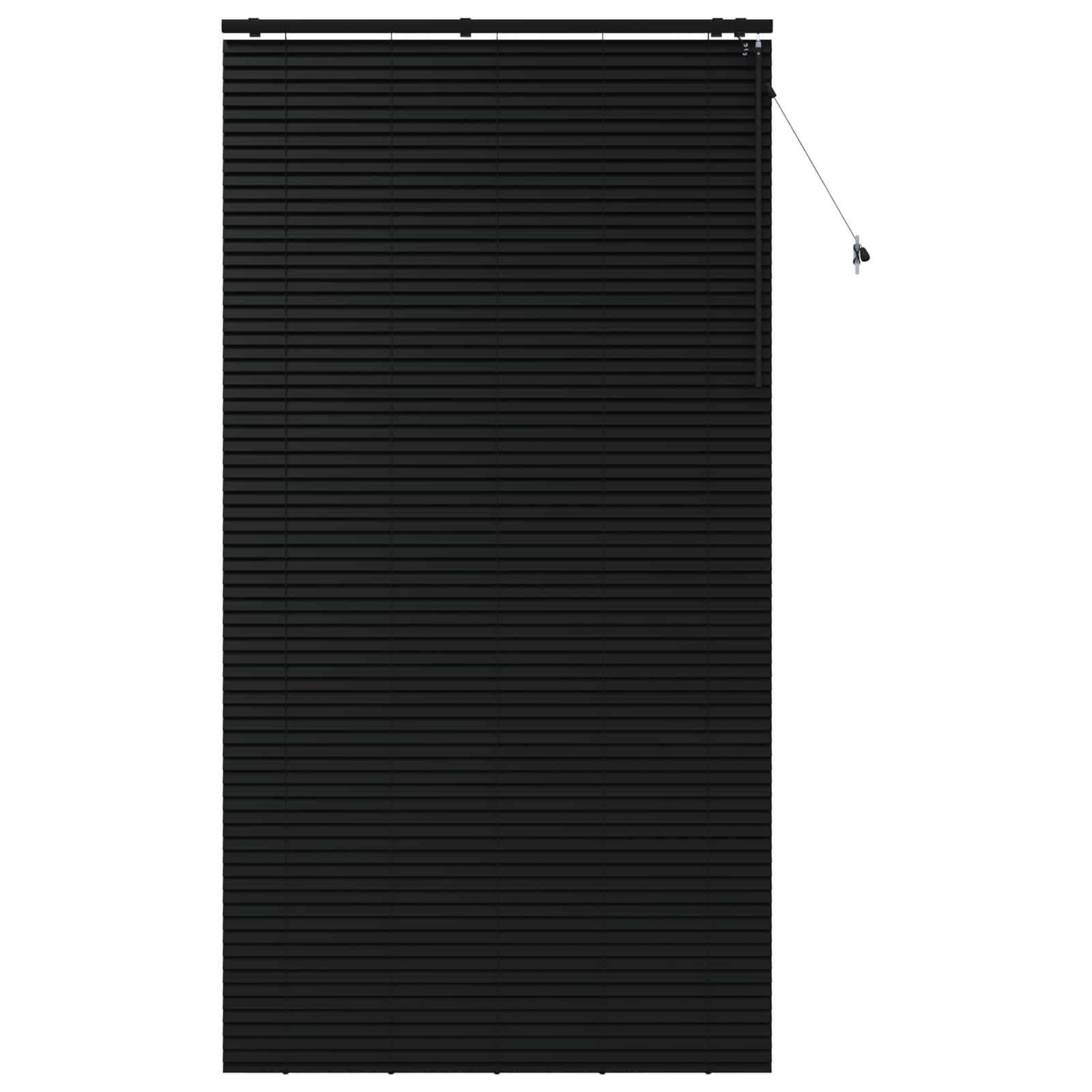 Venecijanska roleta Crna 130 x 250 cm 35 mm