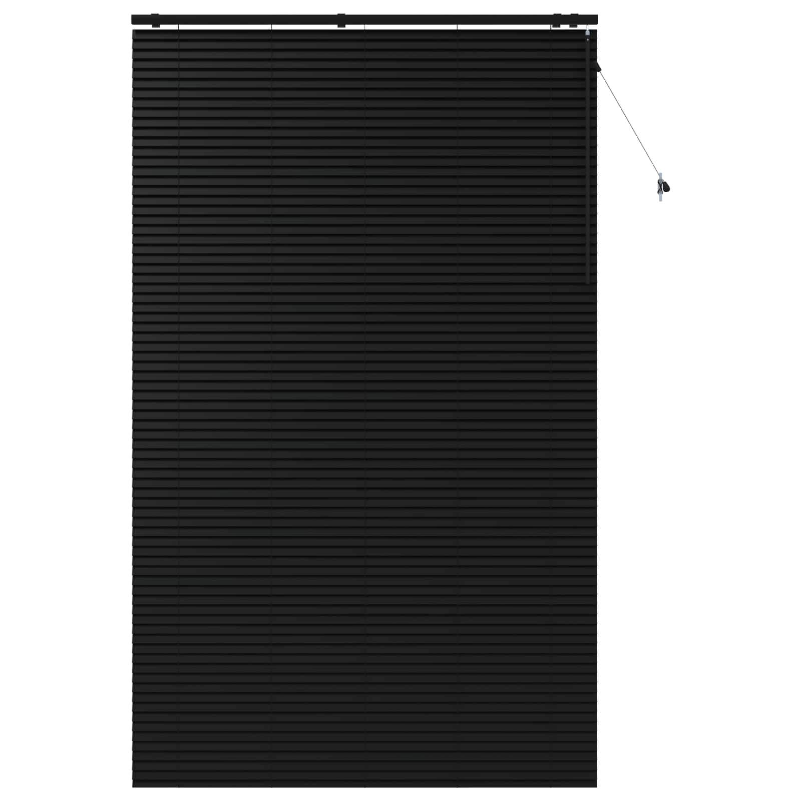 Venecijanska roleta Crna 155 x 250 cm 35 mm