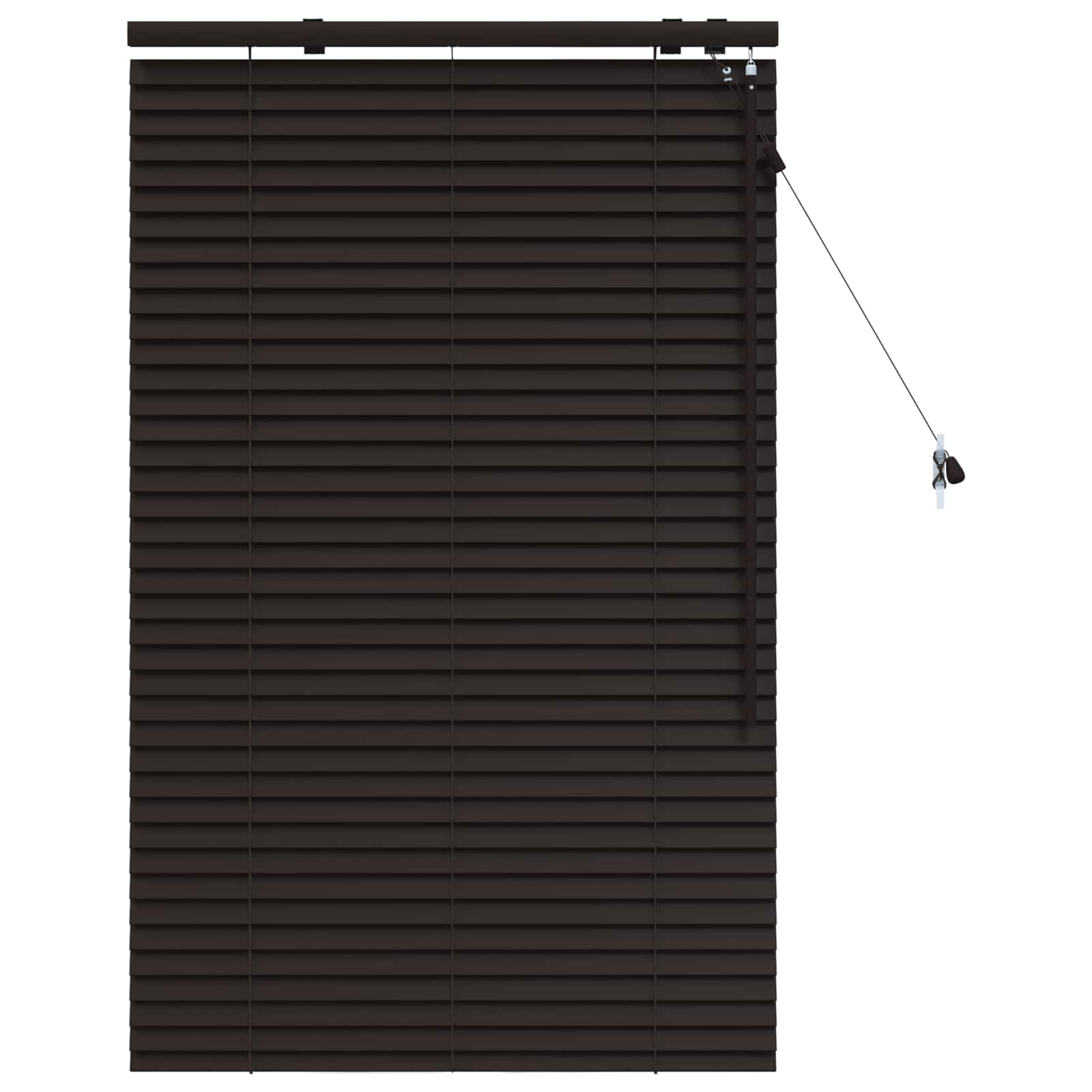 Venecijanska roleta Tamno smeđa 70 x 130 cm 35 mm