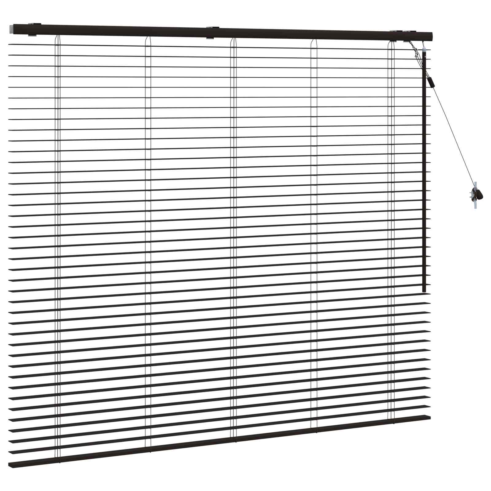 Venecijanska roleta Tamno smeđa 150 x 130 cm 35 mm