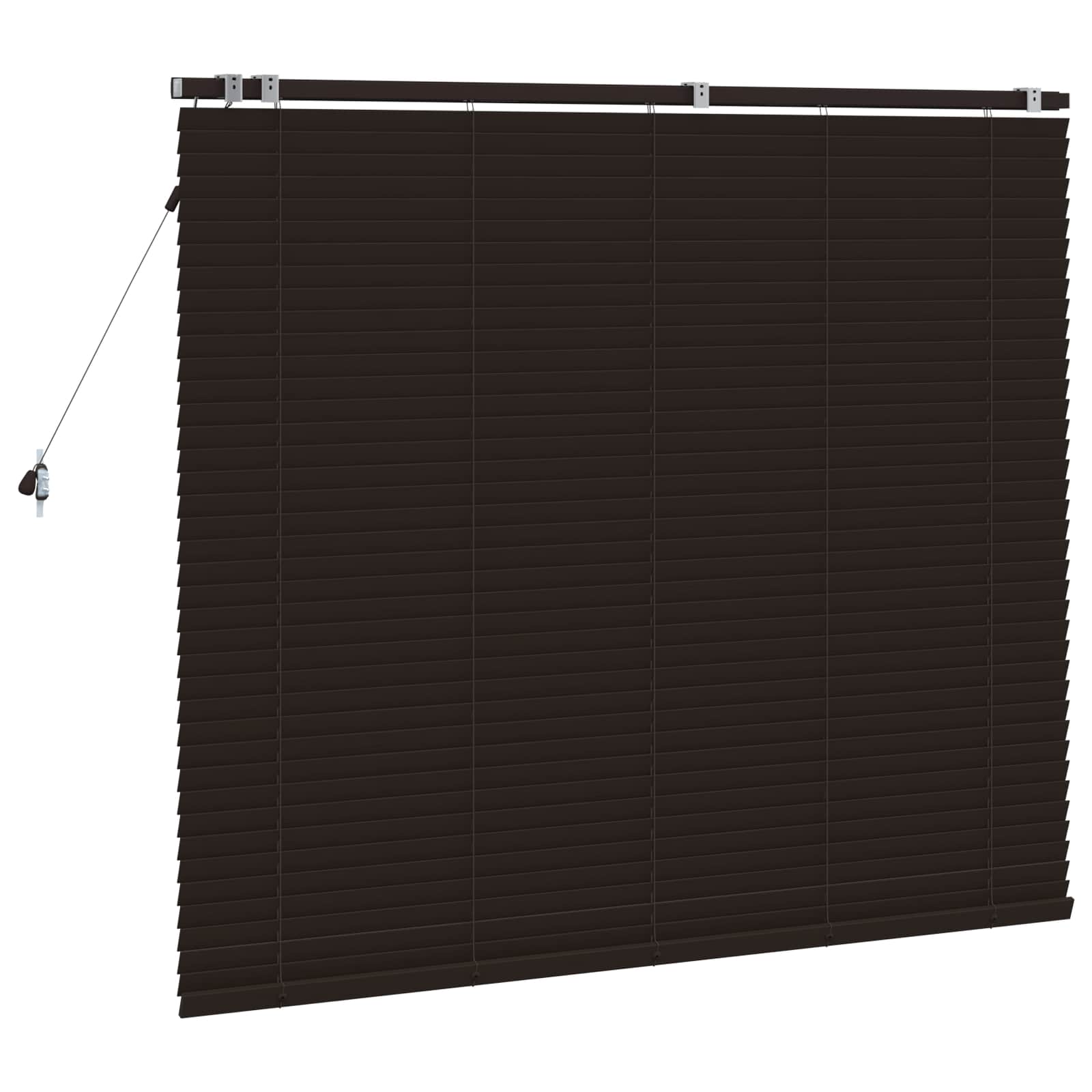 Venecijanska roleta Tamno smeđa 150 x 130 cm 35 mm