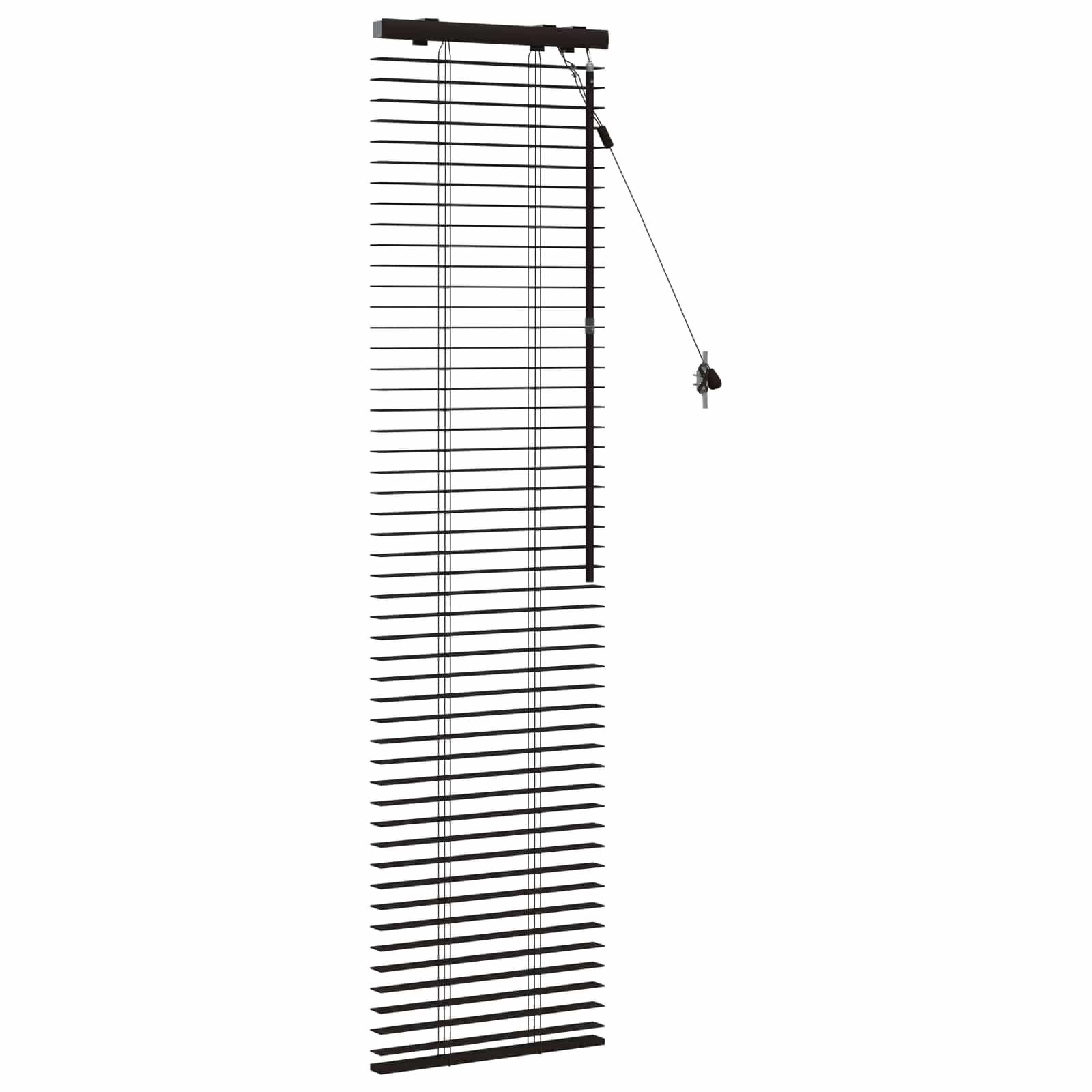 Venecijanska roleta Tamno smeđa 50 x 160 cm 35 mm