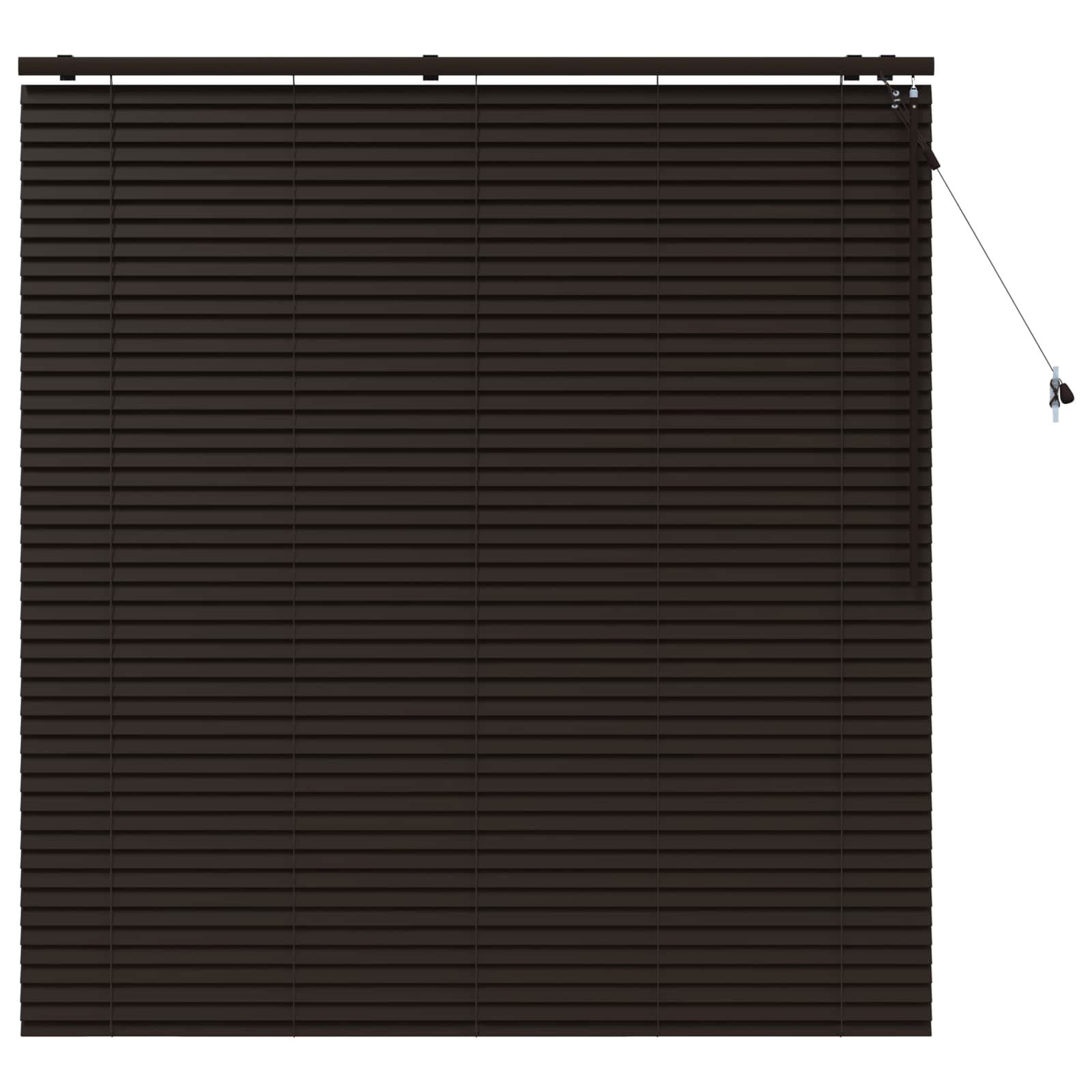 Venecijanska roleta Tamno smeđa 145 x 160 cm 35 mm