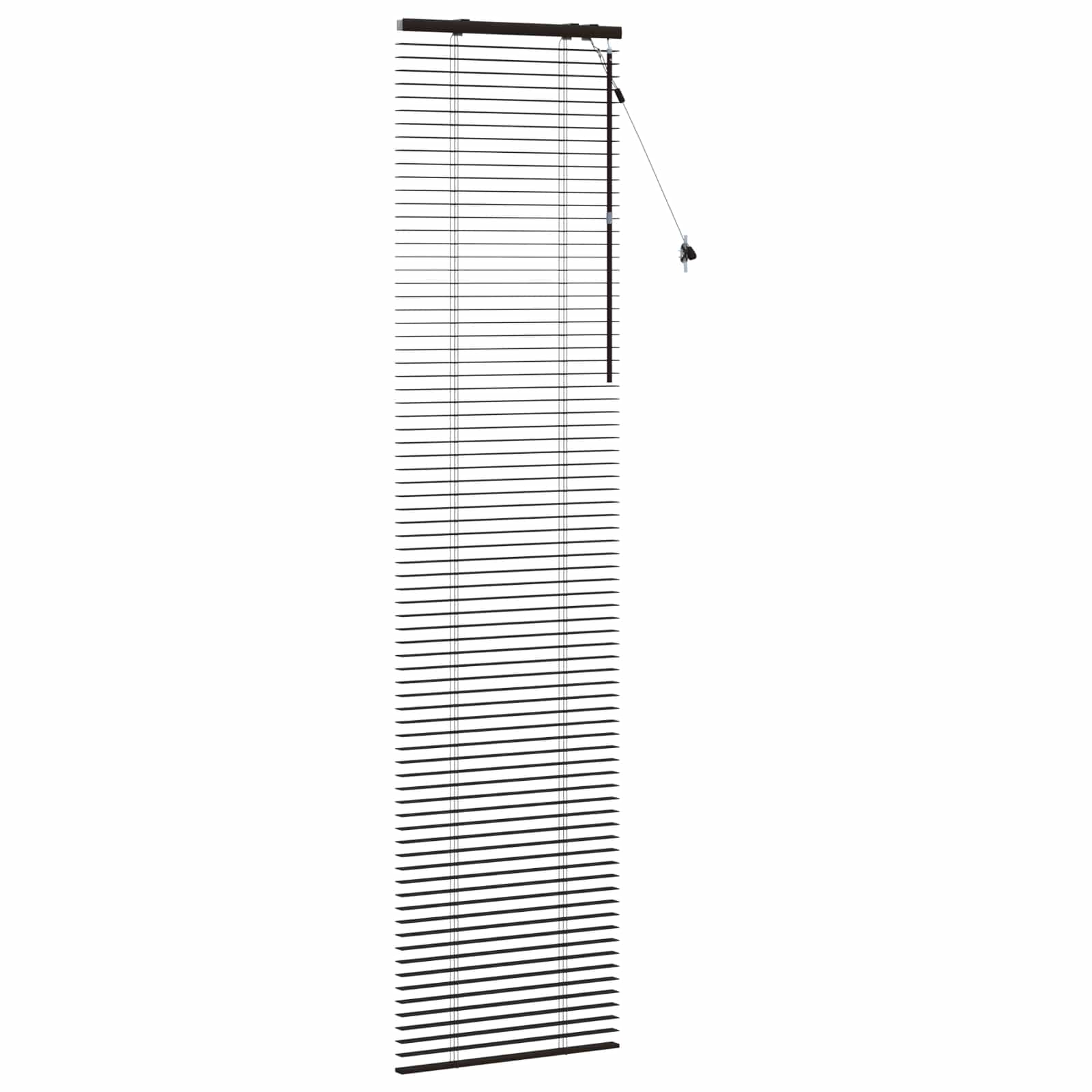 Venecijanska roleta Tamno smeđa 55 x 250 cm 35 mm