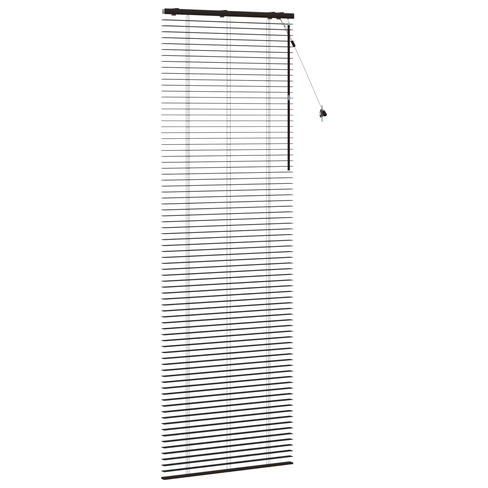 Venecijanska roleta Tamno smeđa 75 x 250 cm 35 mm