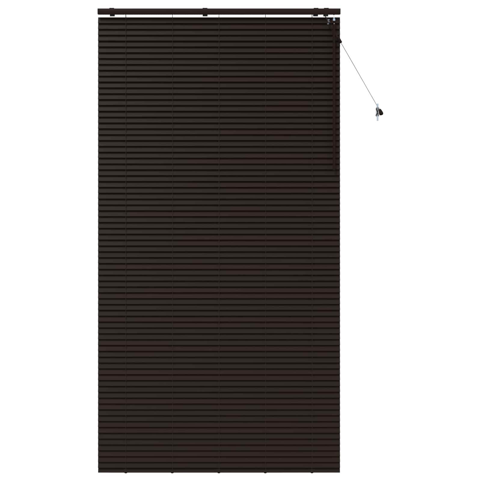 Venecijanska roleta Tamno smeđa 135 x 250 cm 35 mm