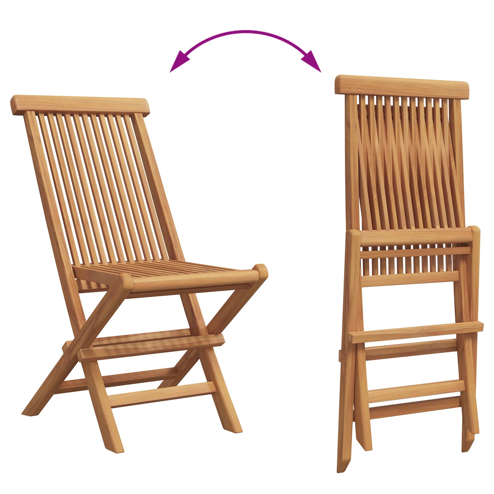 Vrtni set za objed 3 pcs Smeđa Čvrsto drvo akacije