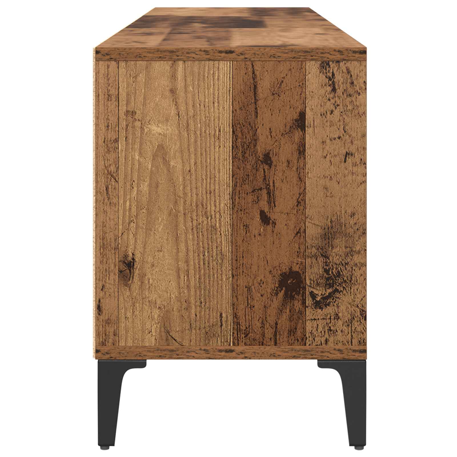 TV ormar Staro drvo 150 x 30 x 45 cm Obrađeno drvo i čelik