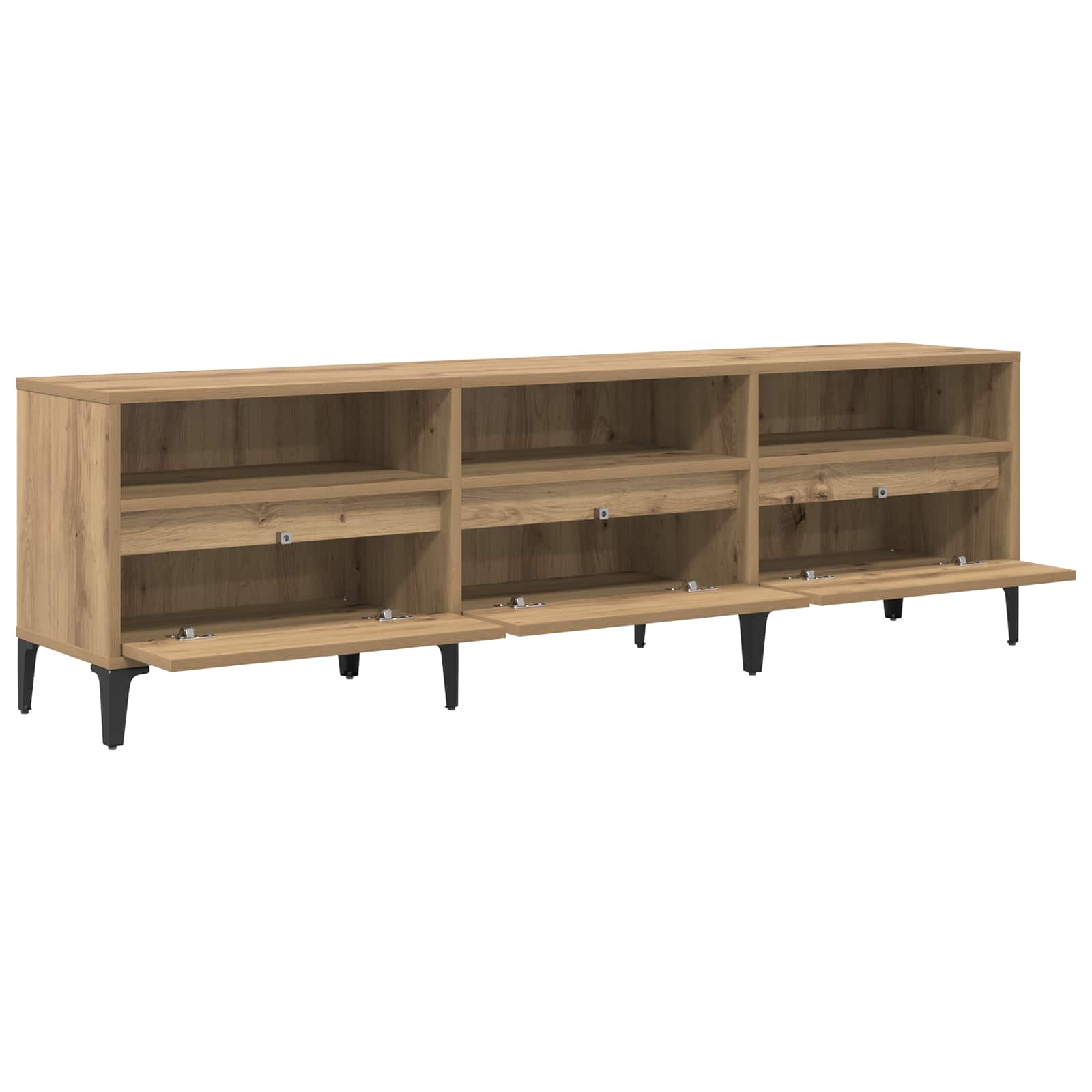 TV ormar s ladicama Umjetnički hrast 150 x 30 x 45 cm