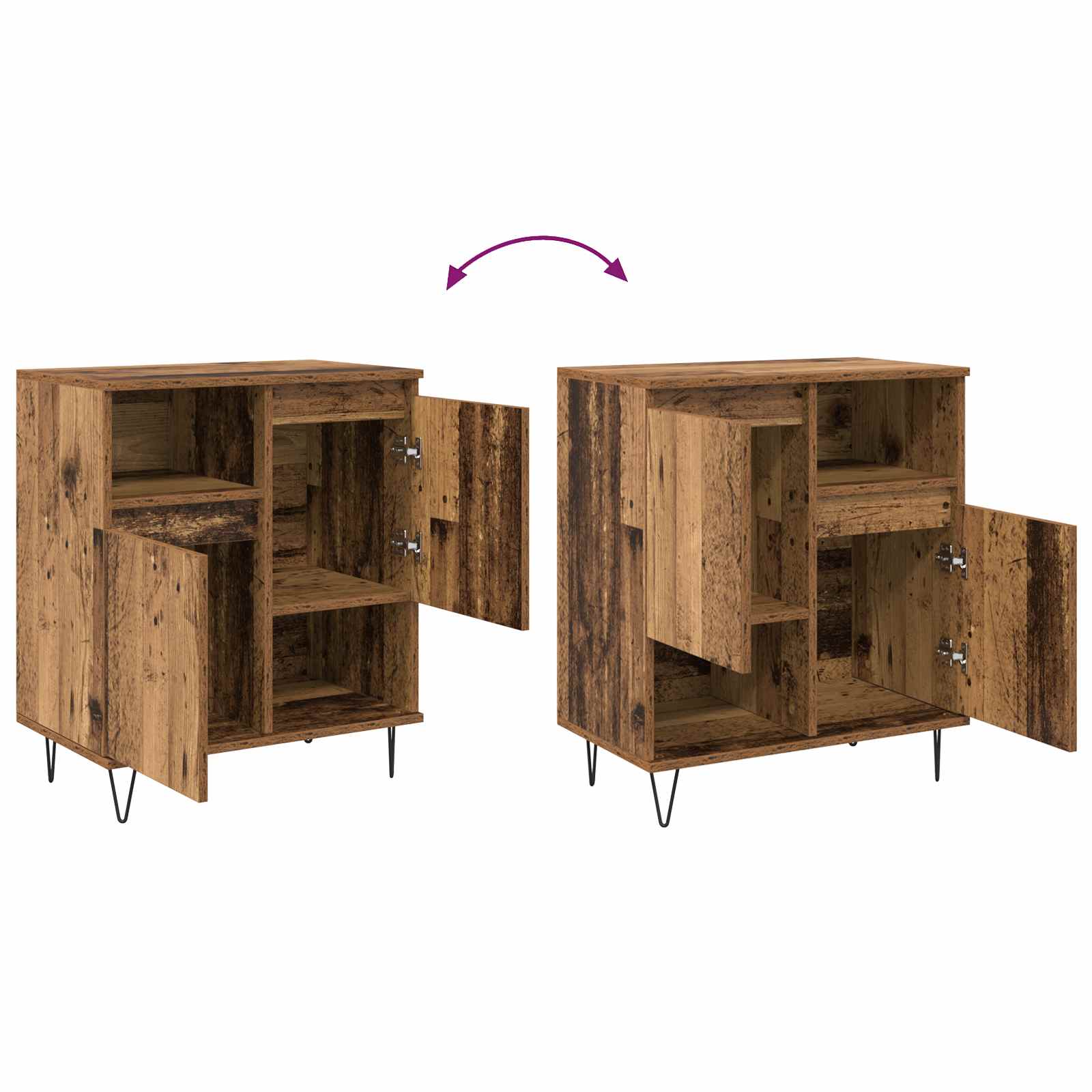 Kreveta Staro drvo 60 x 35 x 70 cm