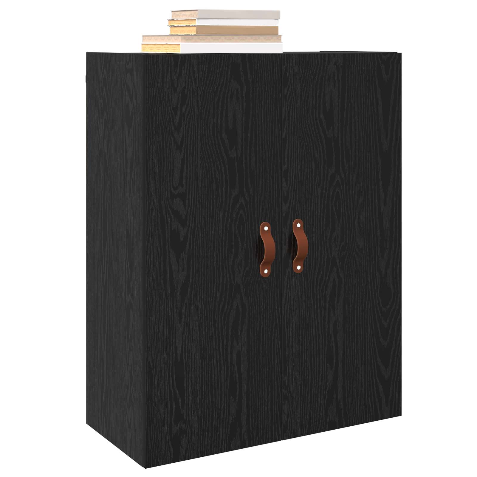 Ormar za Zid Crni hrast 69,5 x 34 x 90 cm Konstruirano drvo
