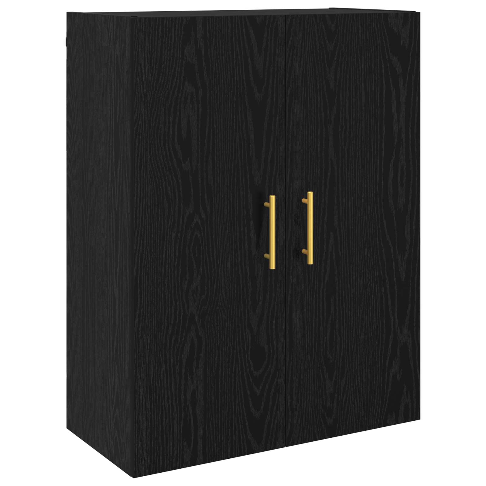 Ormar za Zid Crni hrast 69,5 x 34 x 90 cm Konstruirano drvo