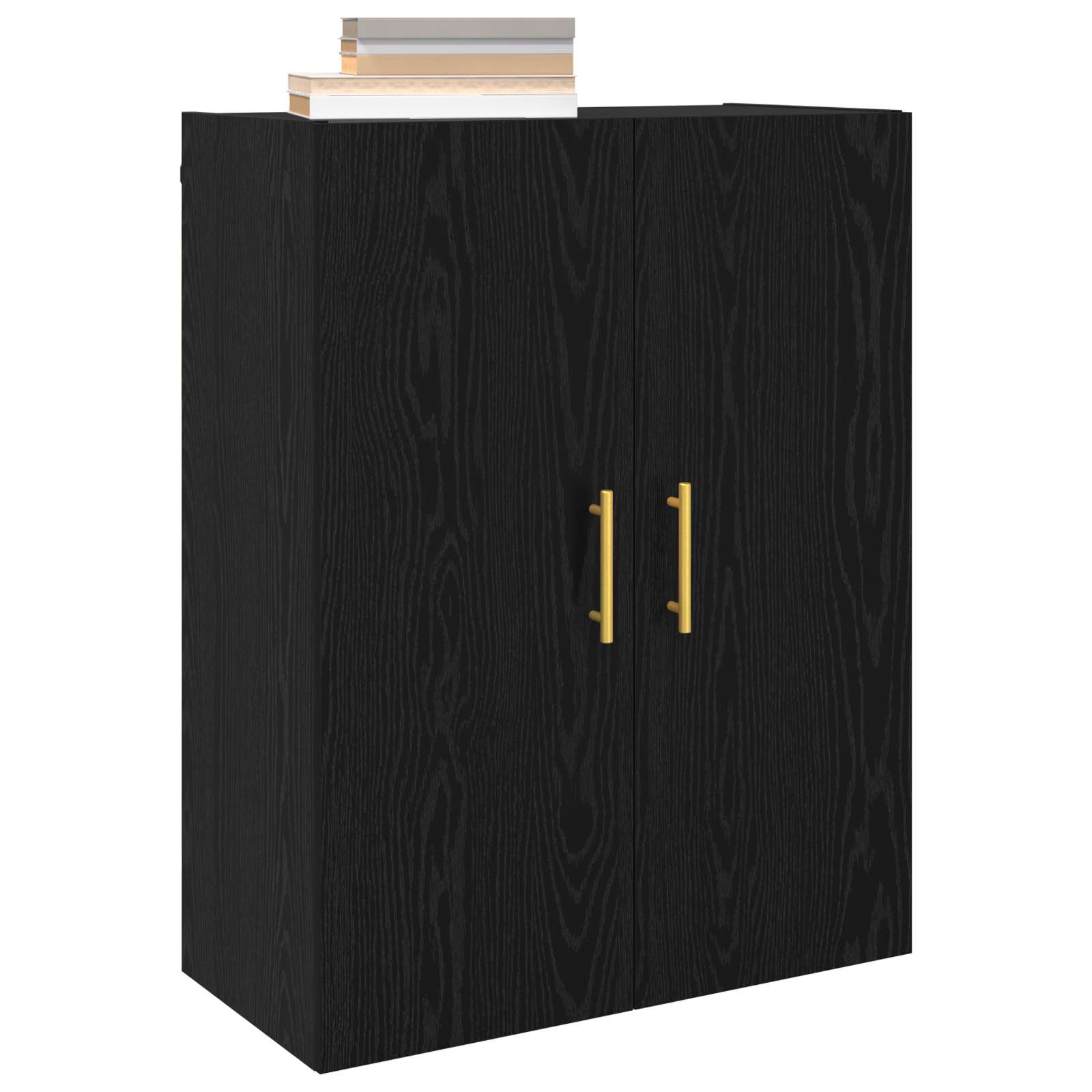 Ormar za Zid Crni hrast 69,5 x 34 x 90 cm Konstruirano drvo