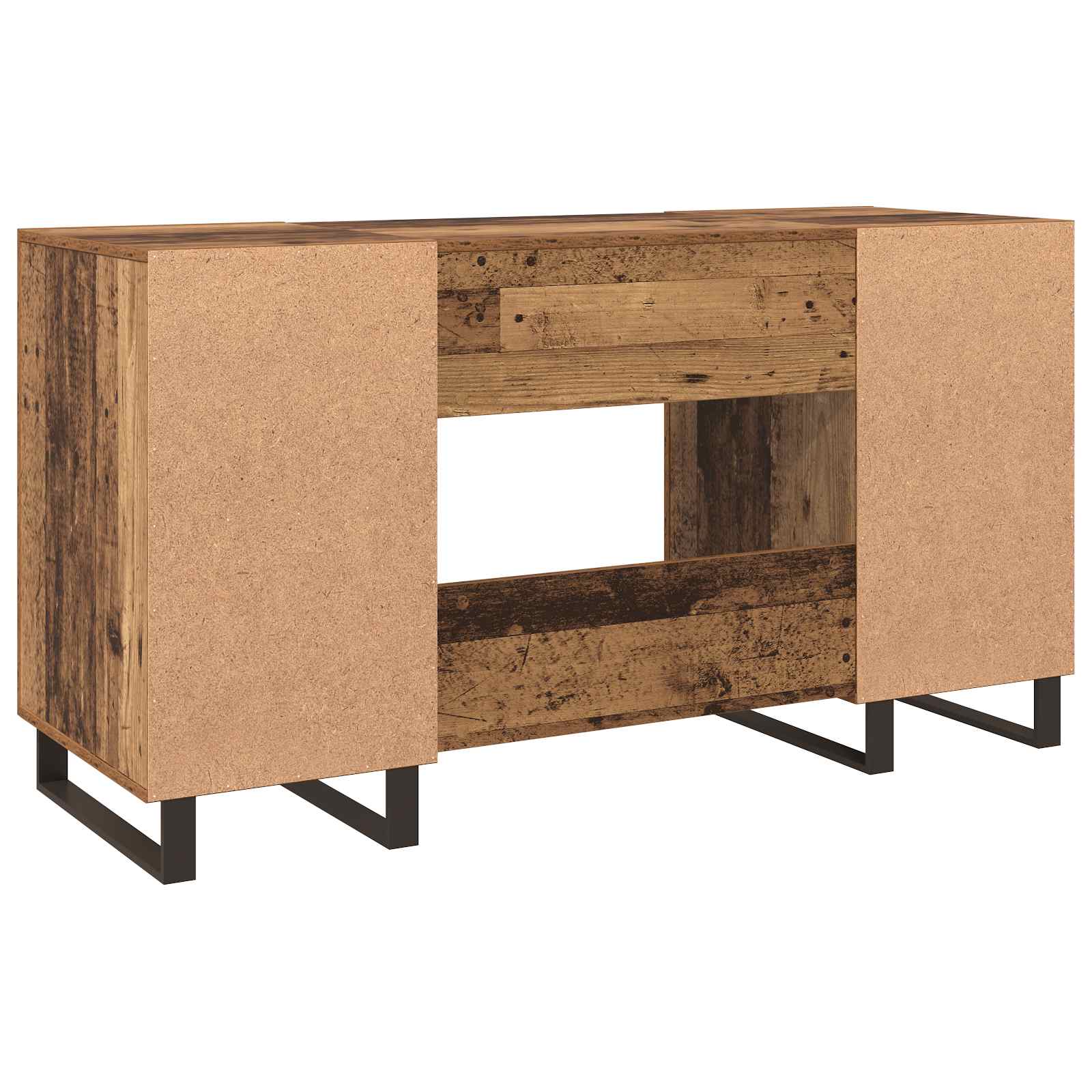 Stol s policom Staro drvo 140 x 50 x 75 cm Konstruirano drvo