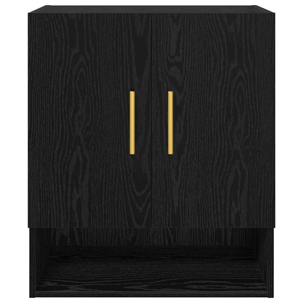Ormar za Zid 60 x 31 x 70 cm Konstruirano drvo Crni hrast