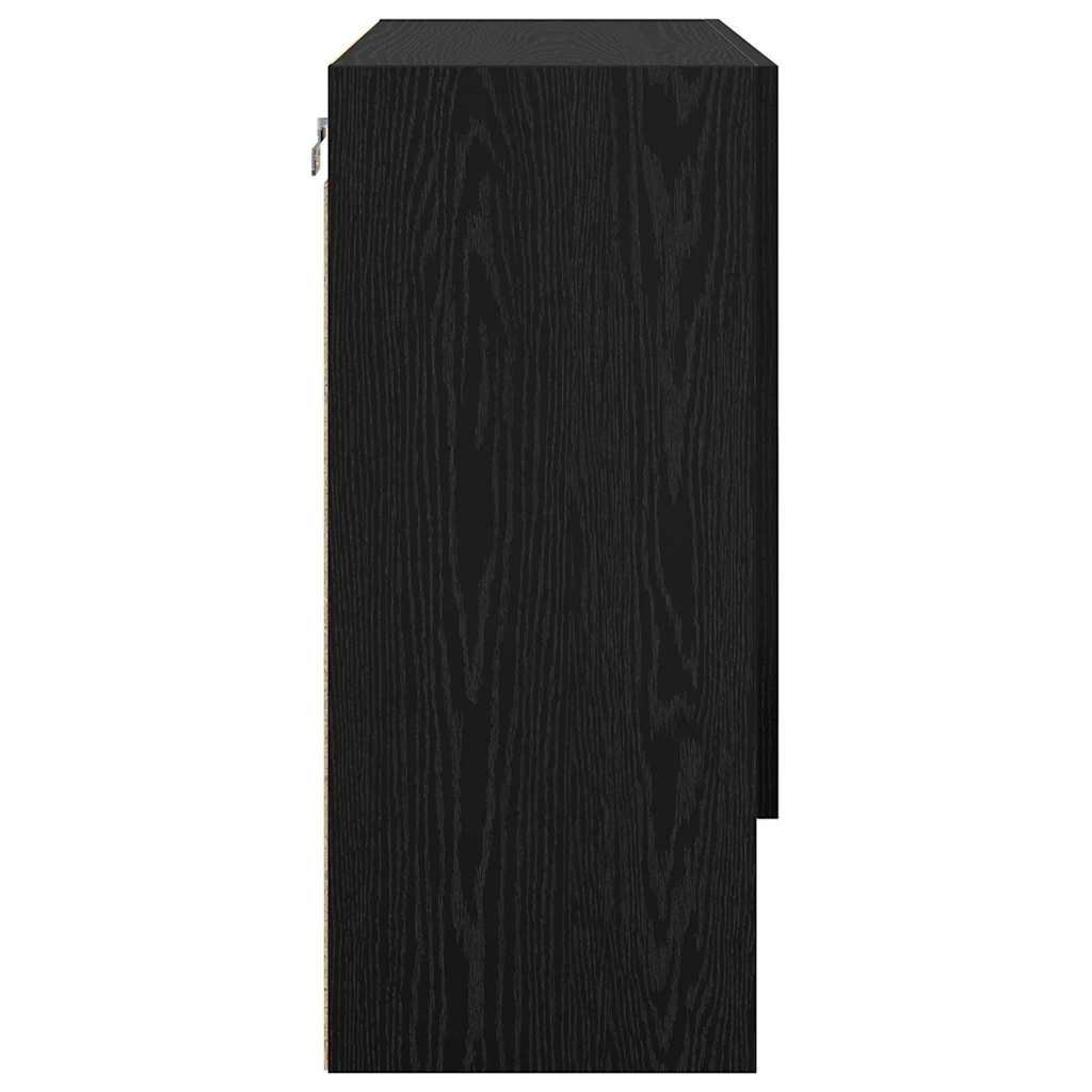 Ormar za Zid 60 x 31 x 70 cm Konstruirano drvo Crni hrast
