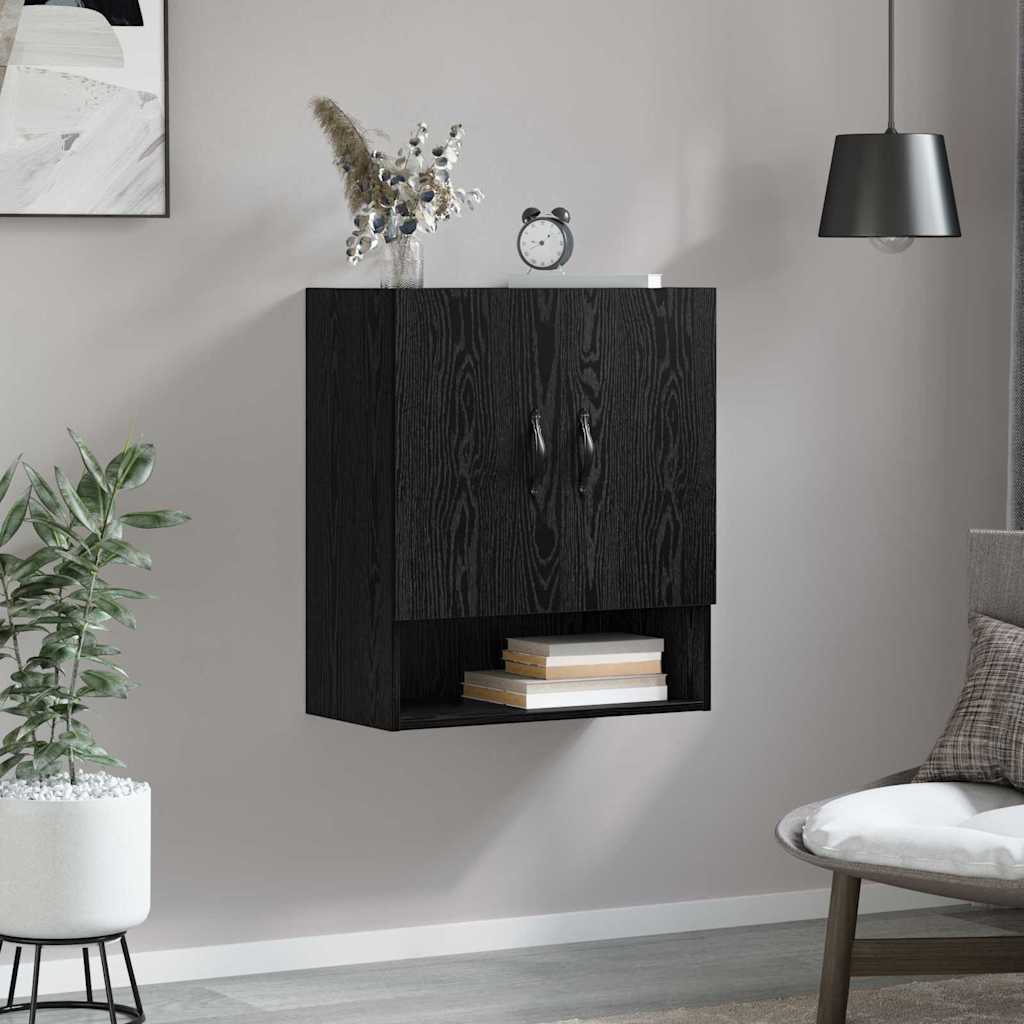 Ormar za montažu na zid Zidne Crni hrast 60 x 31 x 70 cm