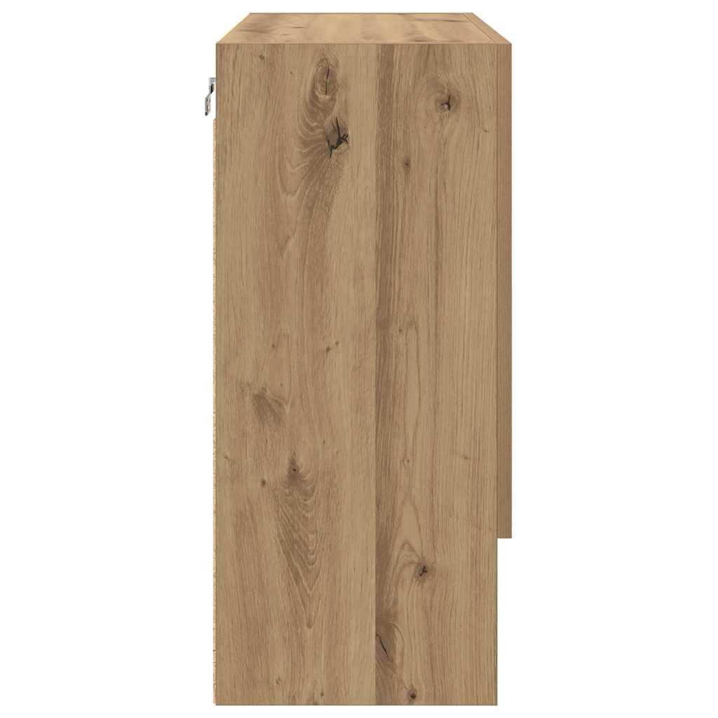 Ormar za Zid 60 x 31 x 70 cm Konstruirano drvo hrast artisan