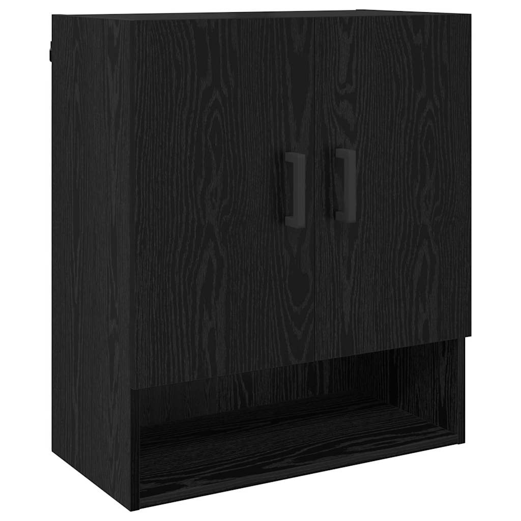 Ormar za Zid 60 x 31 x 70 cm Konstruirano drvo Crni hrast