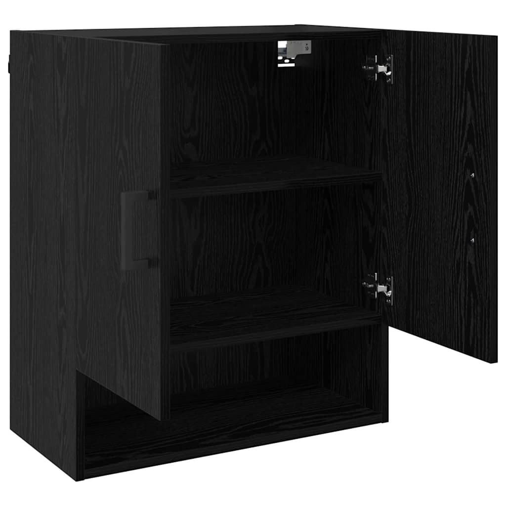 Ormar za Zid 60 x 31 x 70 cm Konstruirano drvo Crni hrast