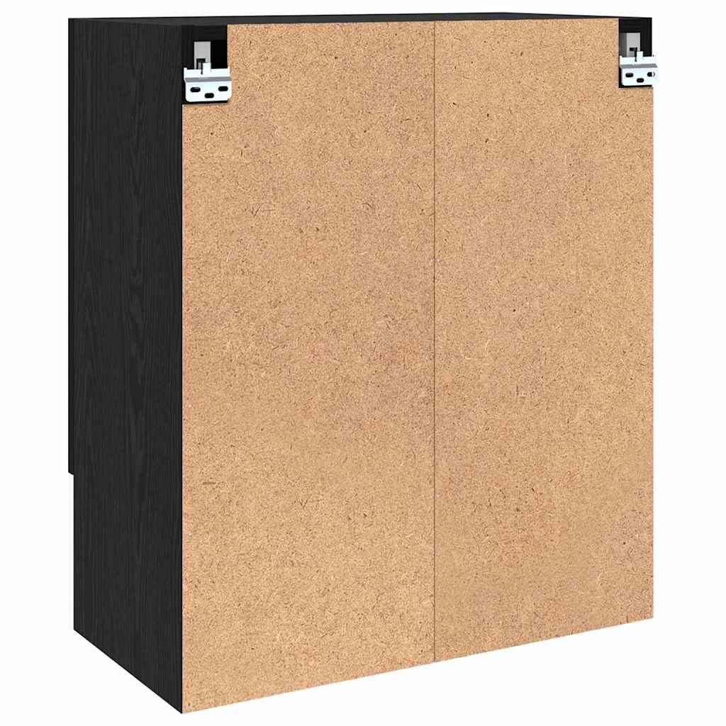 Ormar za Zid 60 x 31 x 70 cm Konstruirano drvo Crni hrast