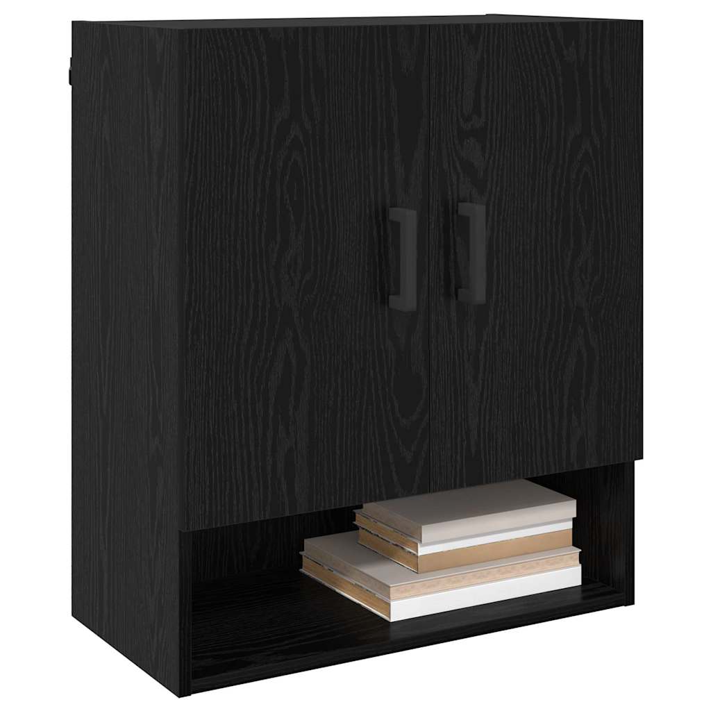 Ormar za Zid 60 x 31 x 70 cm Konstruirano drvo Crni hrast