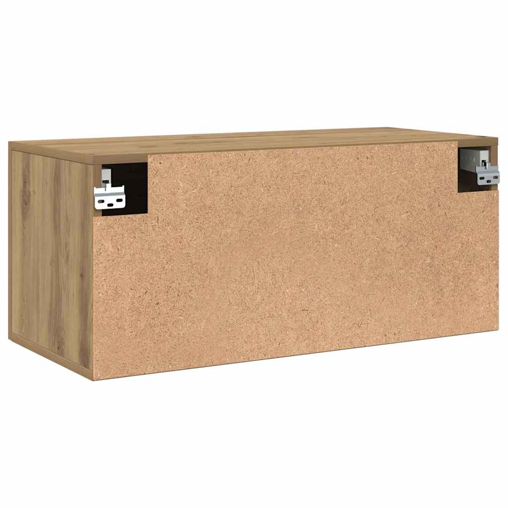 Ormar za Zid 80 x 36.5 x 35 cm Konstruirano drvo hrast artisan