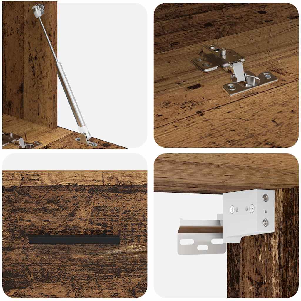 Ormar za Zid Staro drvo 80 x 36.5 x 35 cm Konstruirano drvo