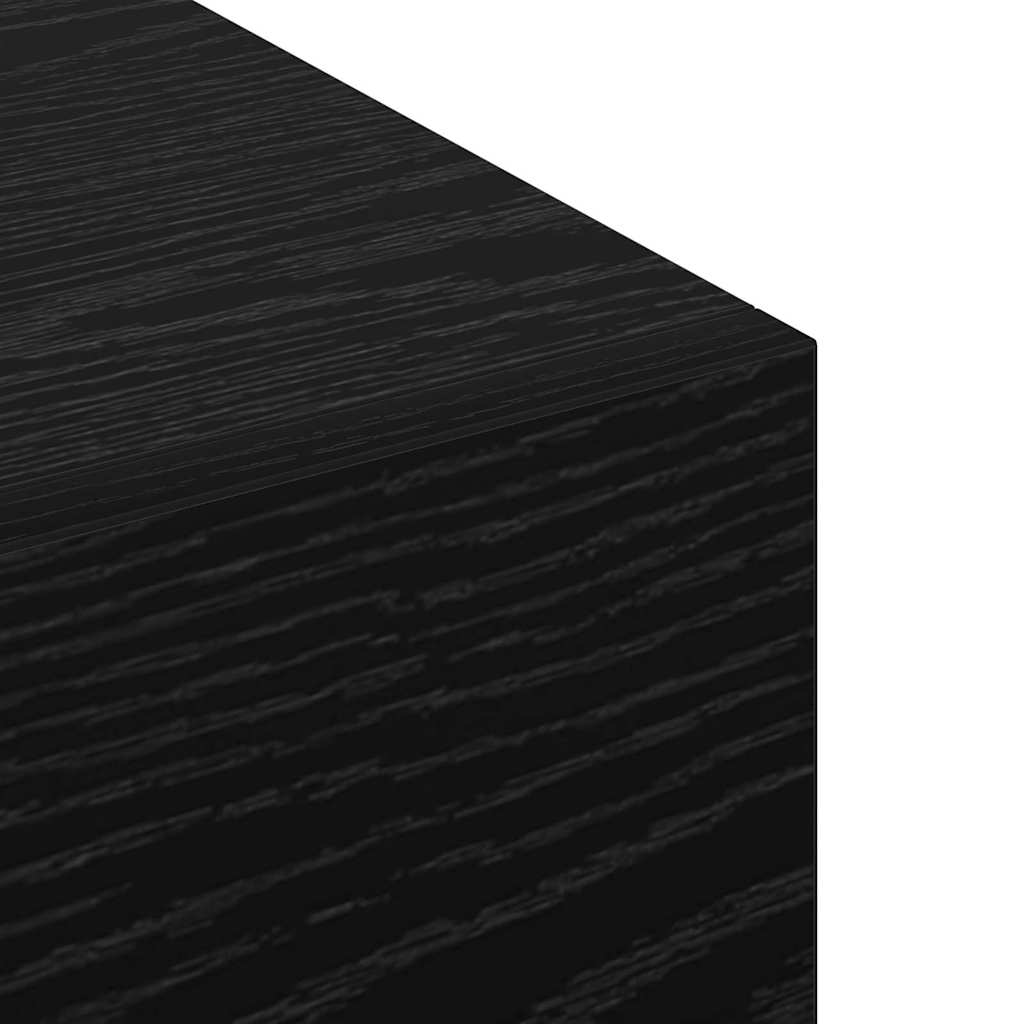 Ormar za Zid Crni hrast 100 x 36.5 x 35 cm Konstruirano drvo