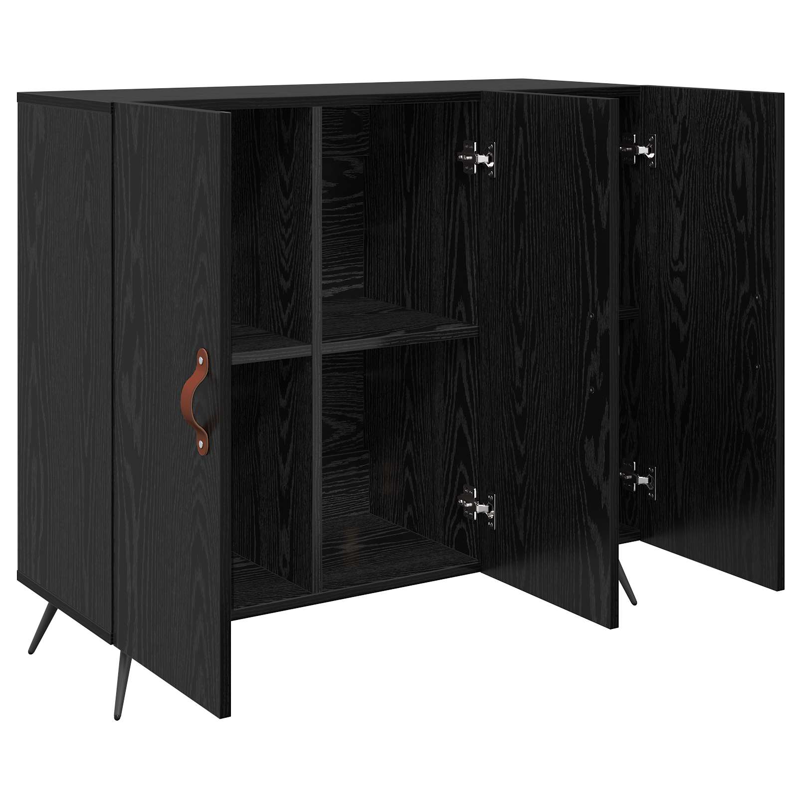 Kreveta Crni hrast 89,5 x 34 x 80 cm Konstruirano drvo