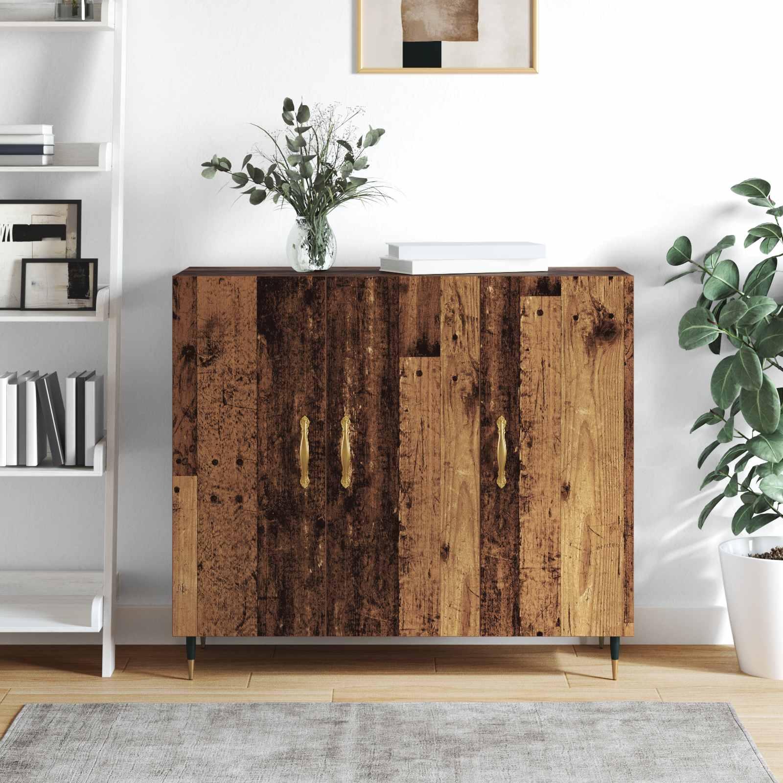 Kreveta Staro drvo 90 x 34 x 80 cm Konstruirano drvo