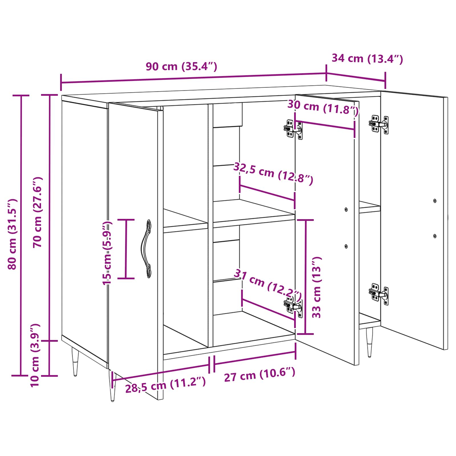 Kreveta Staro drvo 90 x 34 x 80 cm Konstruirano drvo