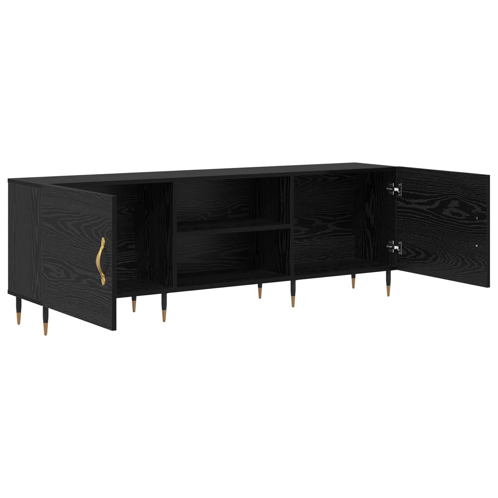 TV ormar Crni hrast 150 x 30 x 50 cm Konstruirano drvo