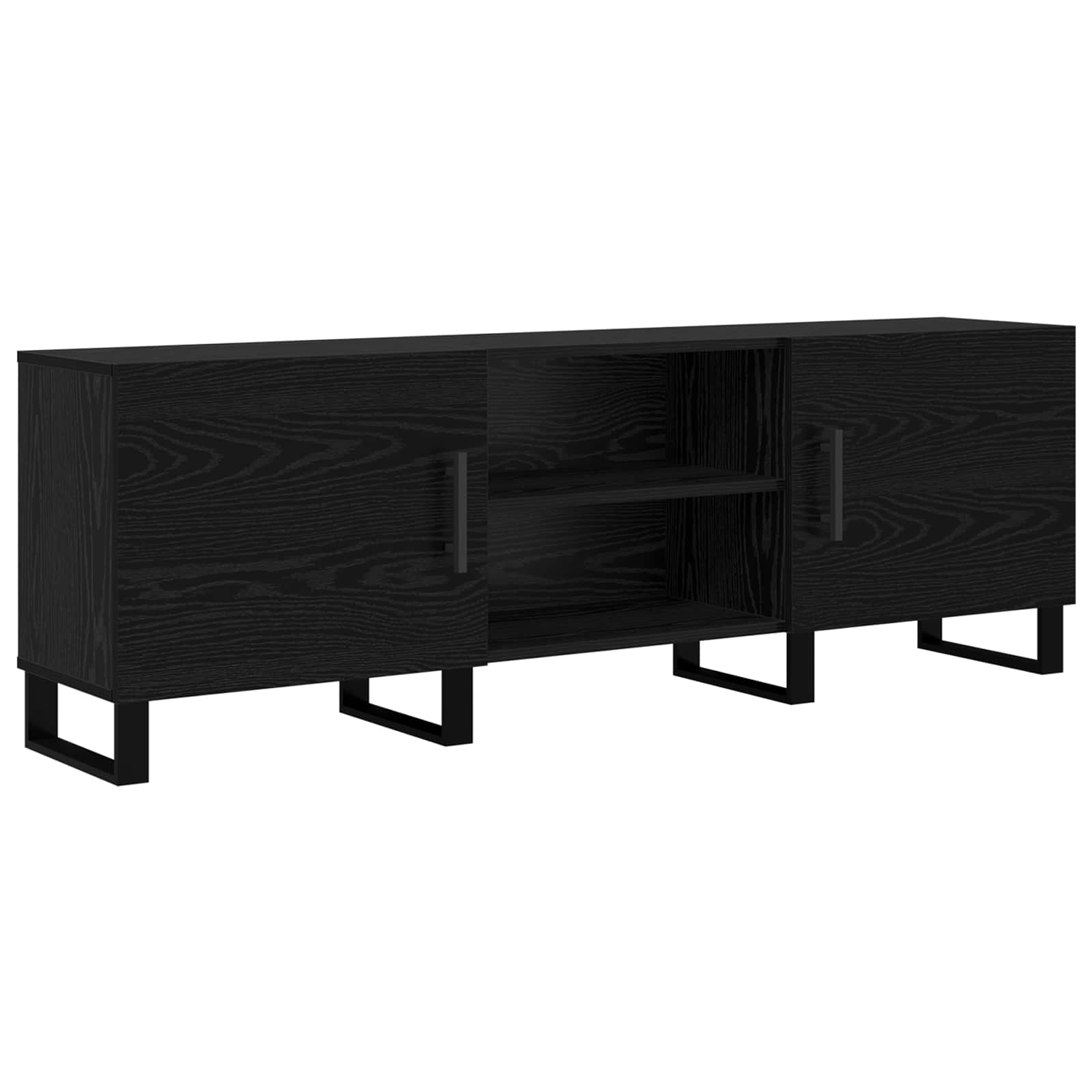 TV ormar Crni hrast 150 x 30 x 50 cm Konstruirano drvo
