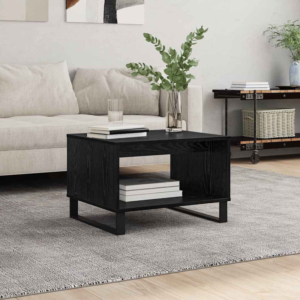 Kava Stol Crni hrast 60 x 50 x 40 cm Konstruirano drvo