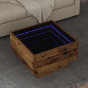 Bocni stol Staro drvo 50 x 50 x 30 cm Konstruirano drvo