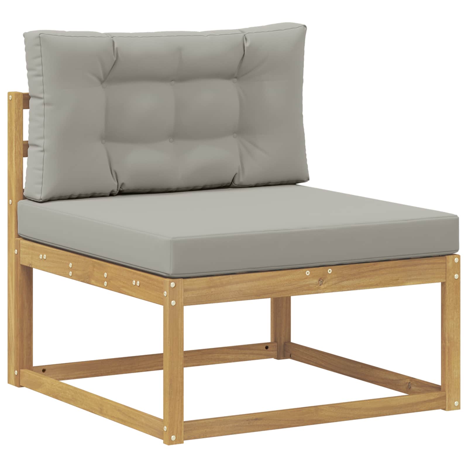 Set vanjskih sofa 6 kom. Bijela i svjetlosiva