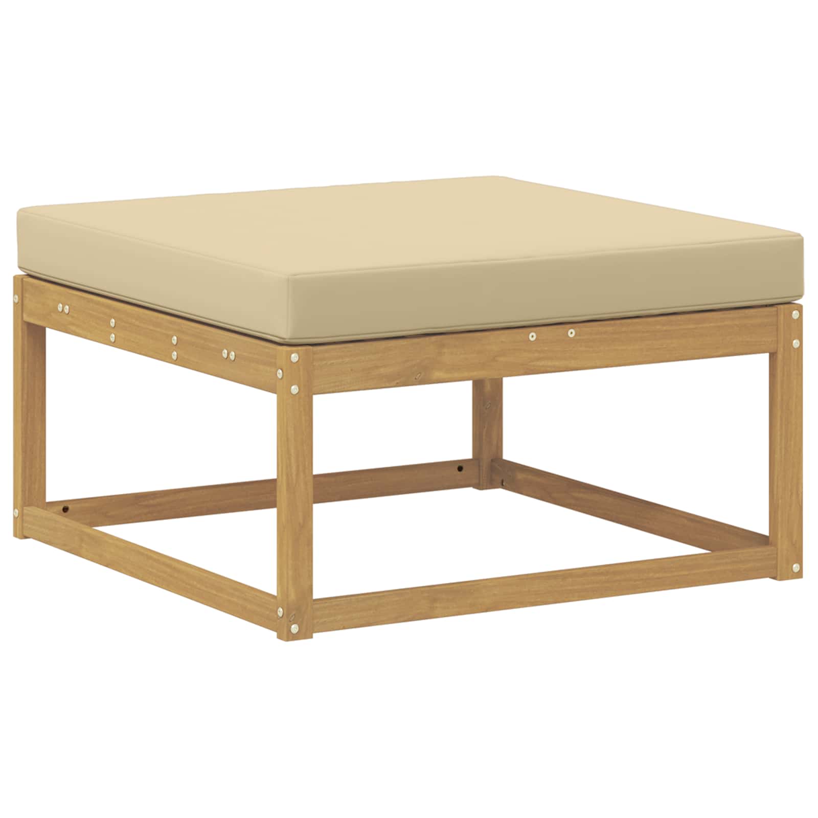 Set vanjskih sofa 9 pcs Bijela i bež