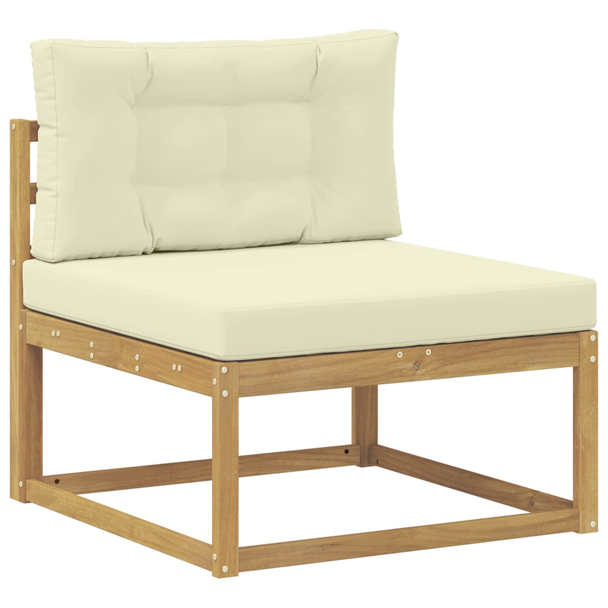 Set vanjskih sofa 9 kom. Bijela i krem