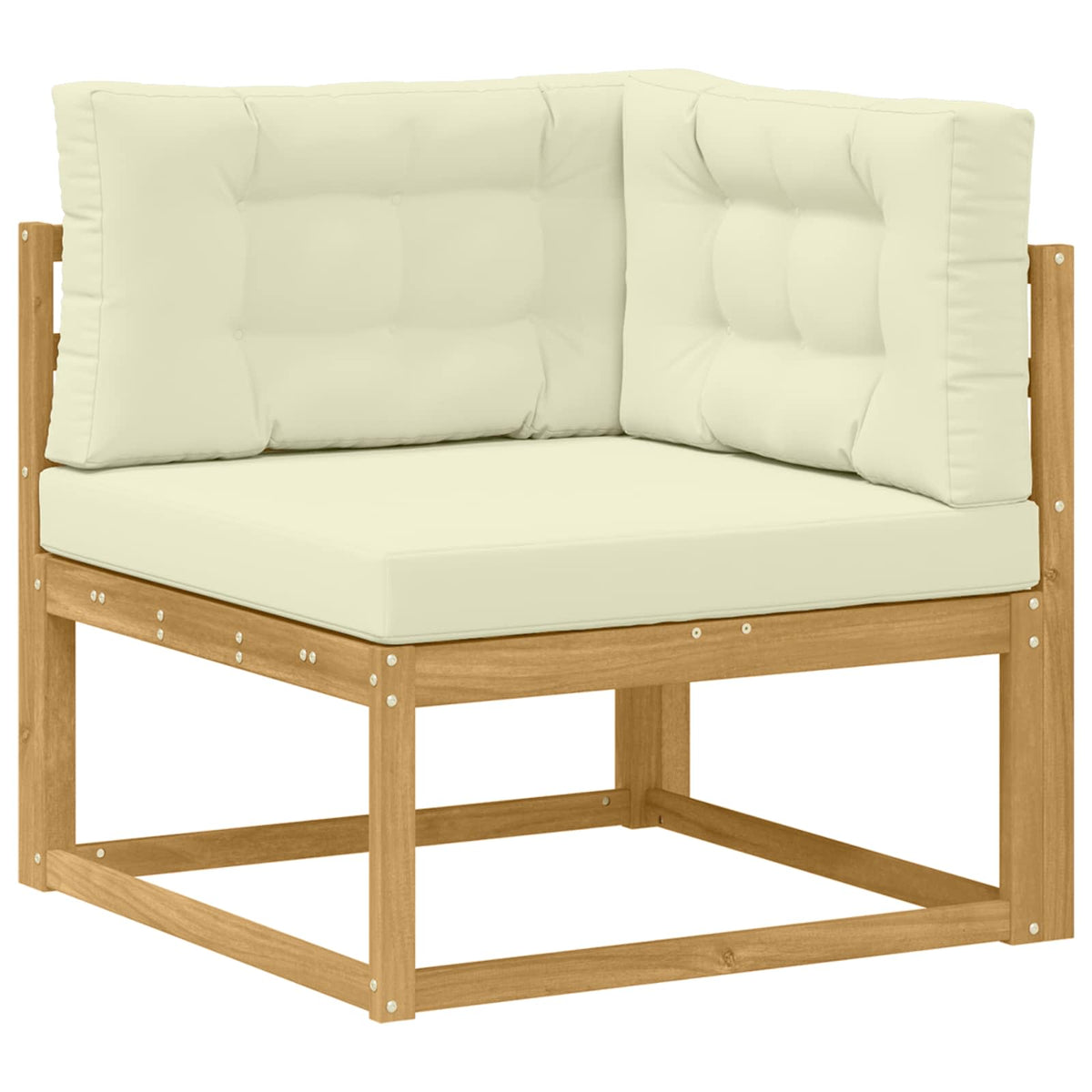 Set vanjskih sofa 9 kom. Bijela i krem