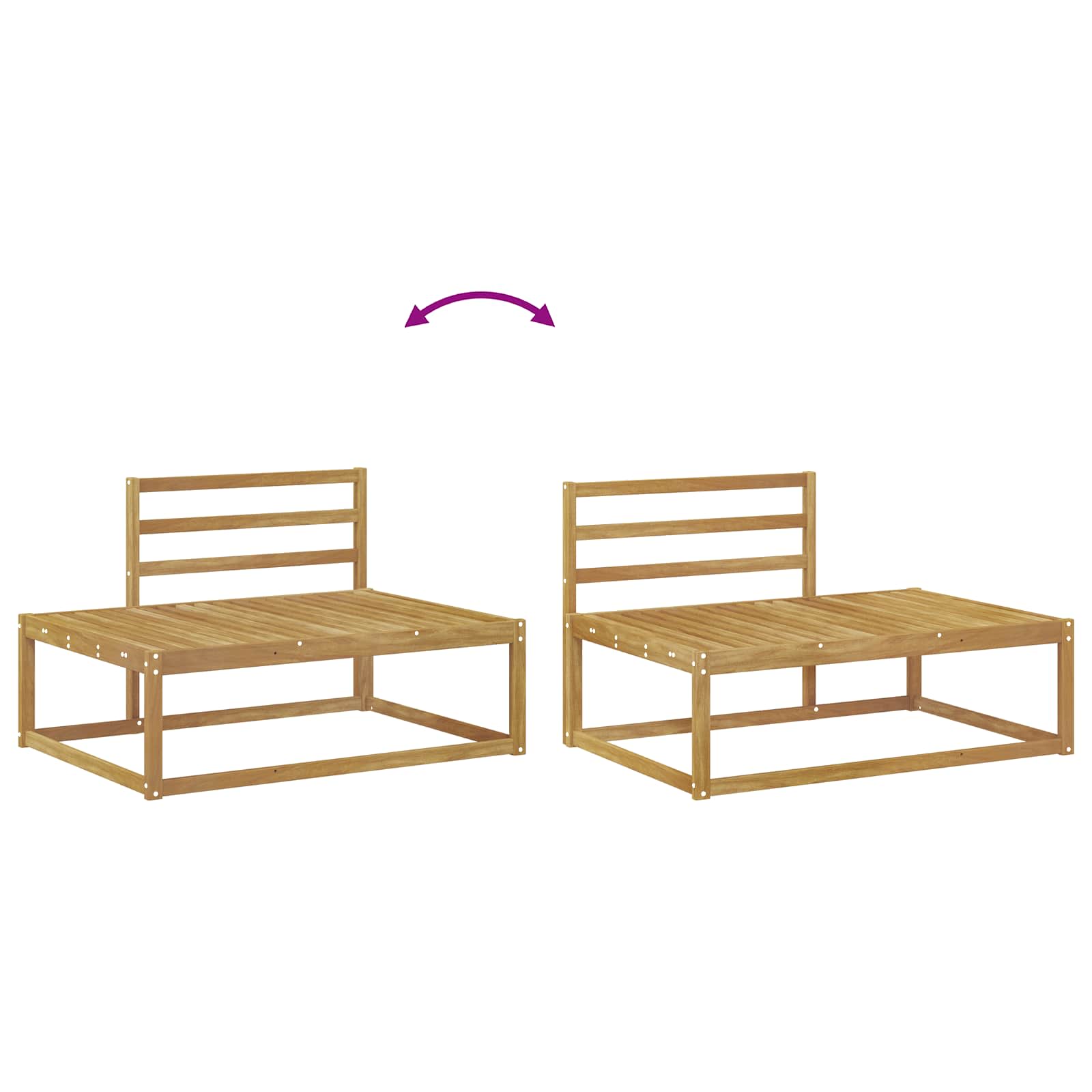 Set vanjskih sofa 4 Komad
