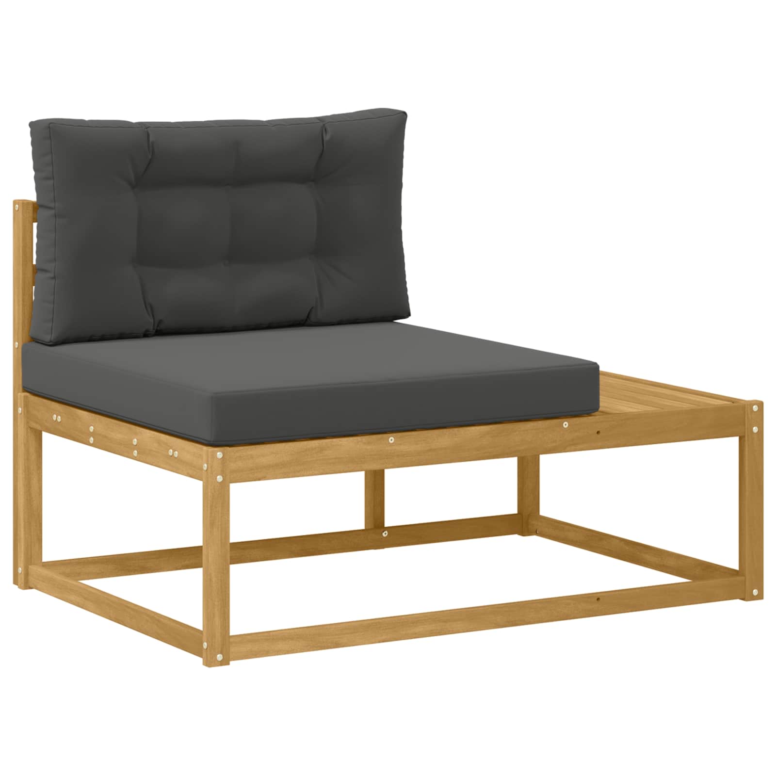 Set vanjskih sofa Bijela 277,5 x 198,5 x 73 cm Poliester