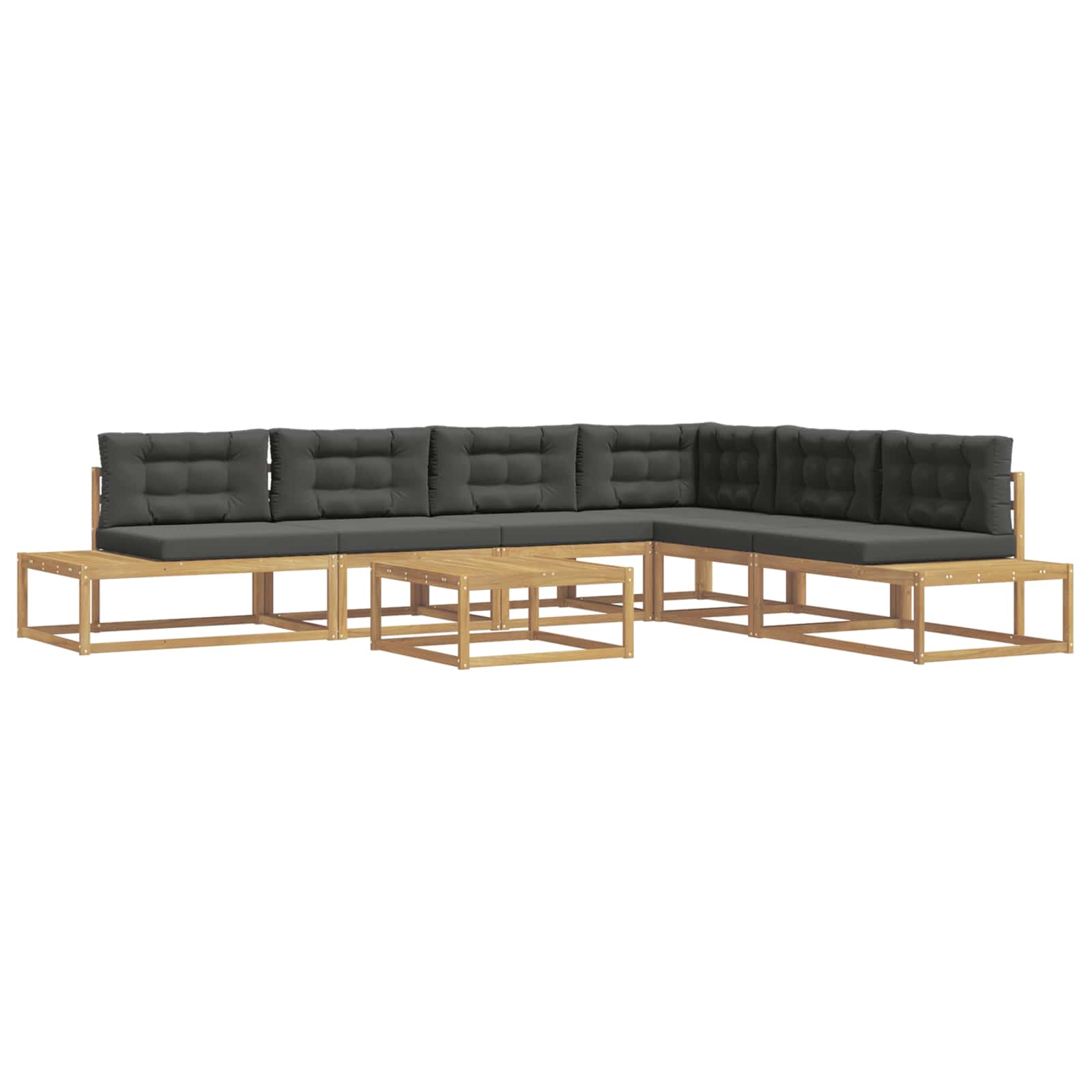 Set vanjskih sofa s jastukom Bijela 79 x 79 x 37 cm Poliester