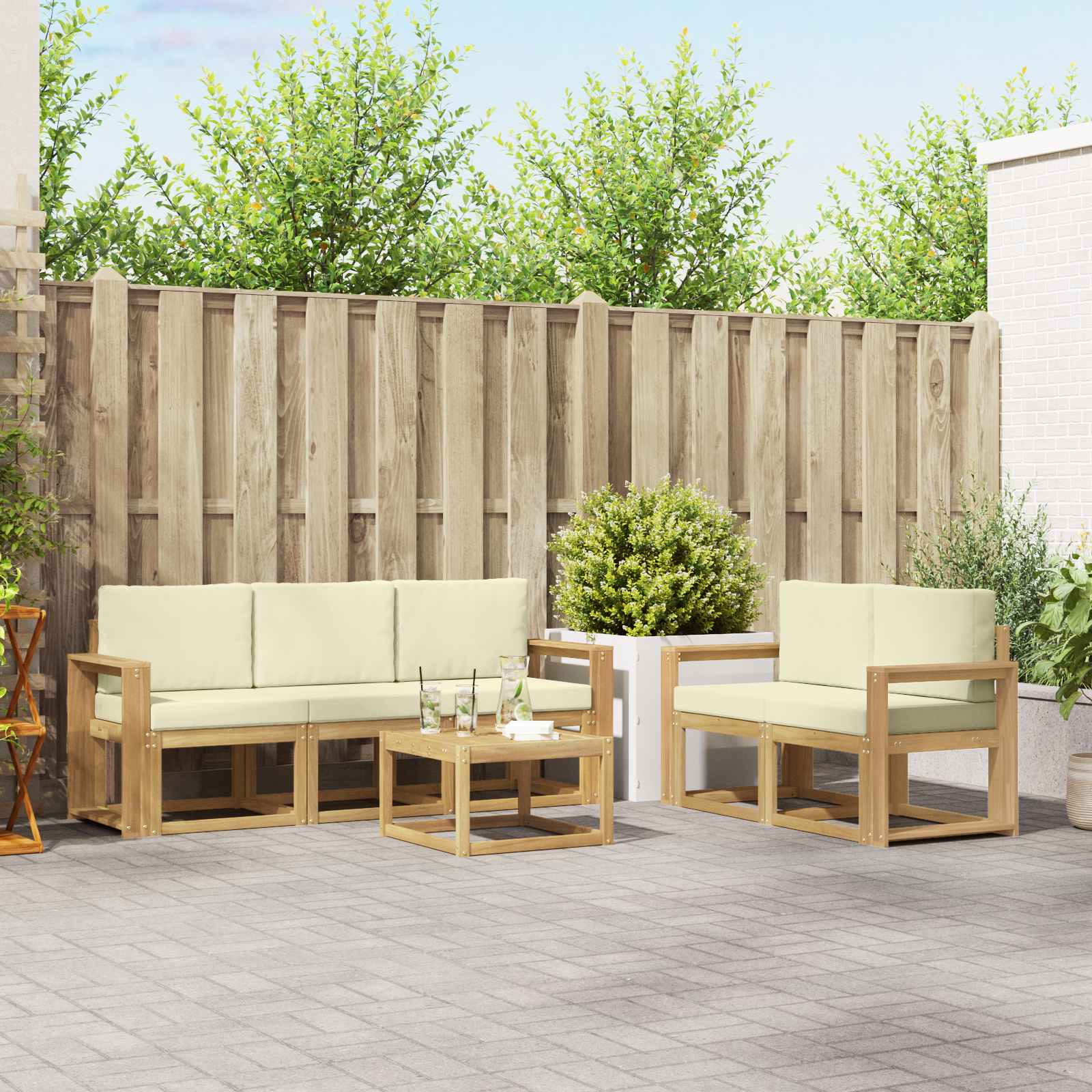 Set vanjskih sofa 6 pcs