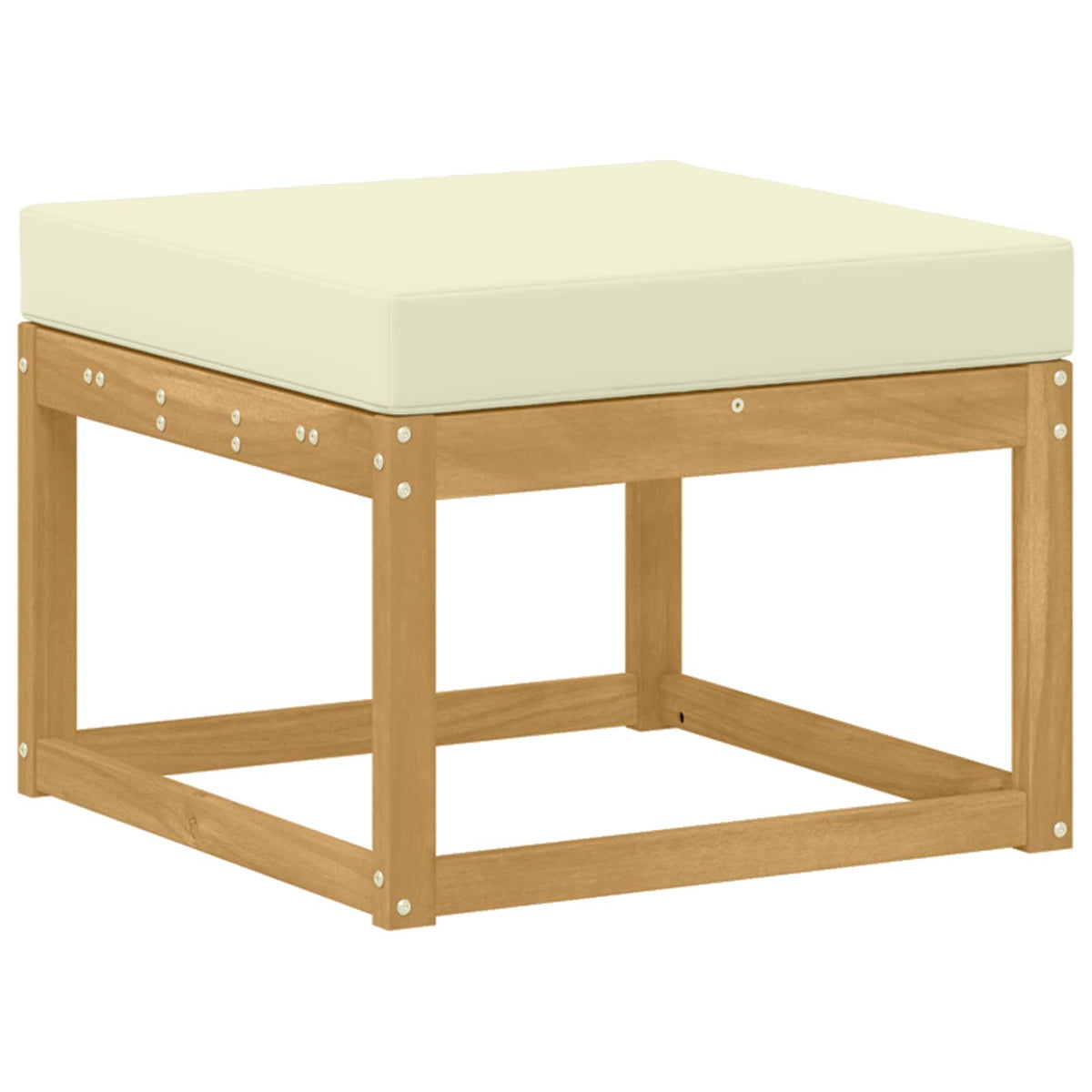 Set vanjskih sofa 8 kom. Bijela i krem Poliester
